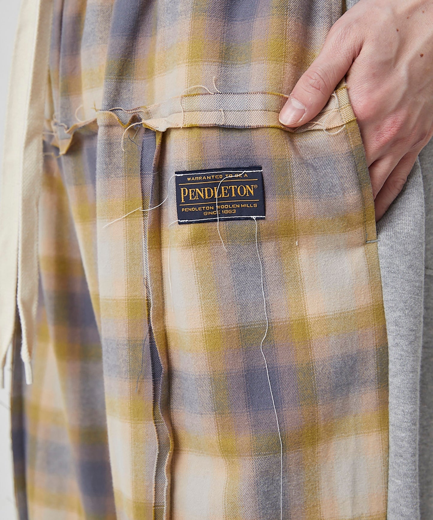 PENDLETON MIX WIDE SWEAT PANTS 】