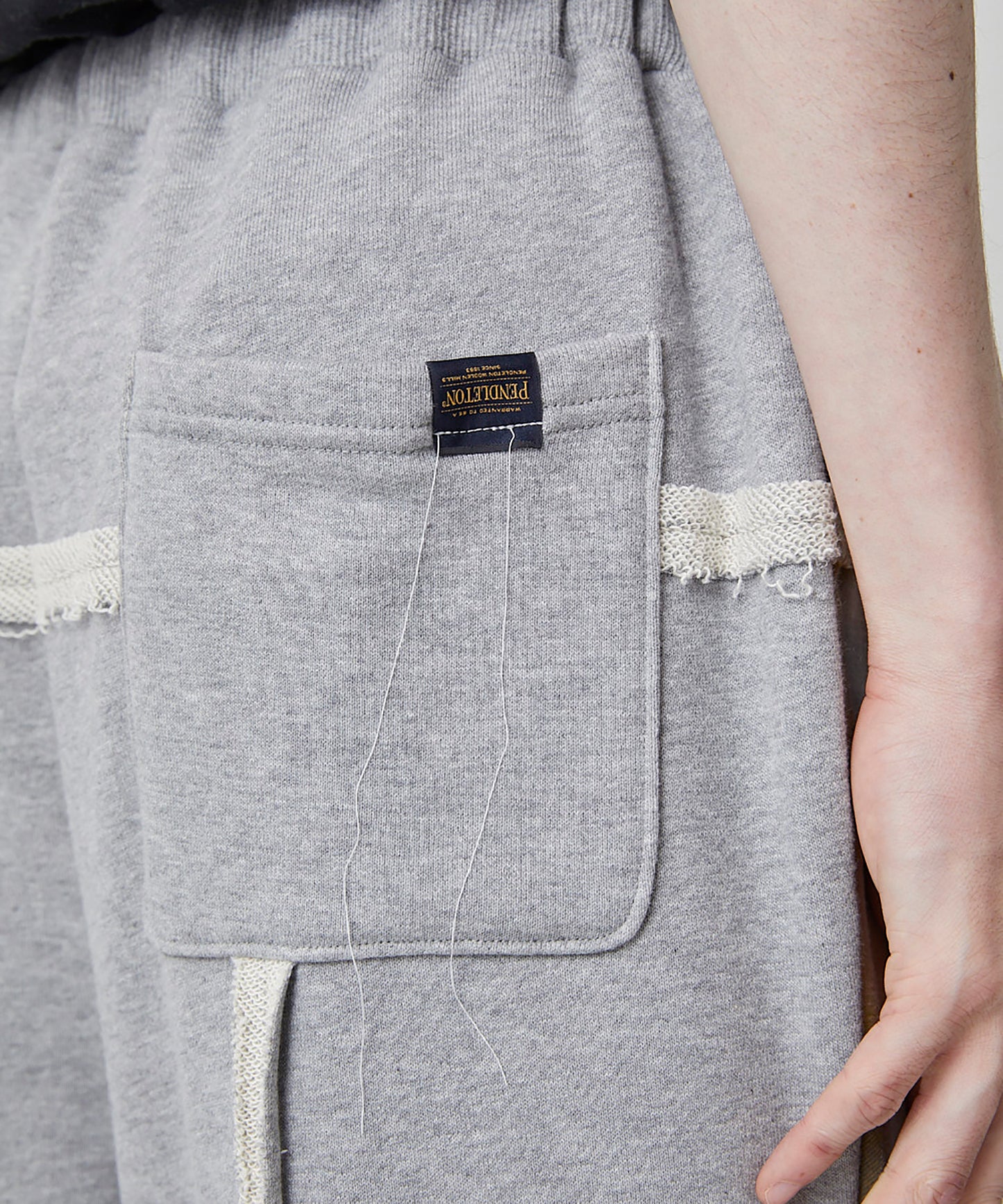 PENDLETON MIX WIDE SWEAT PANTS 】