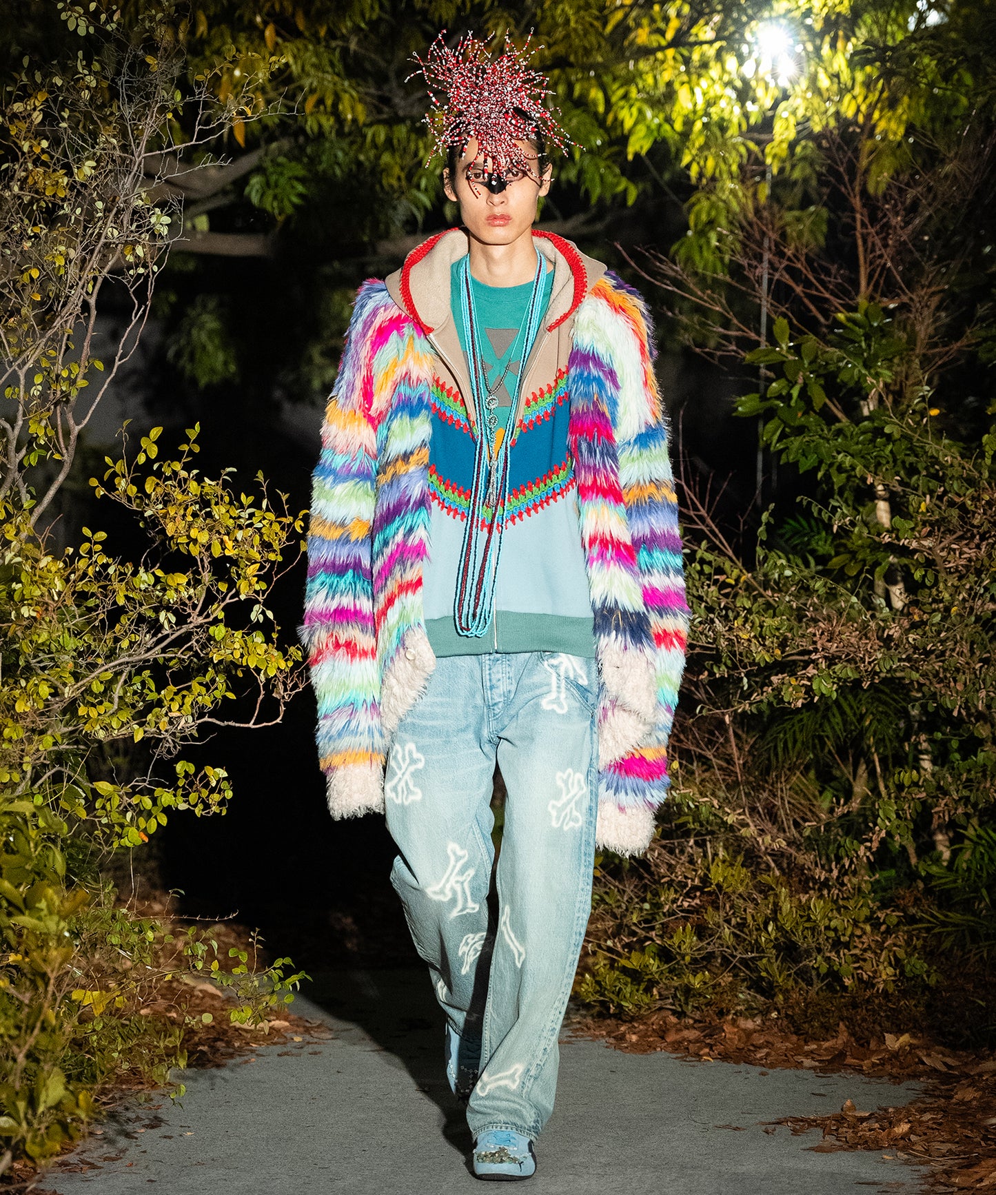 MULTI BORDER KNIT CARDIGAN【8月下旬】