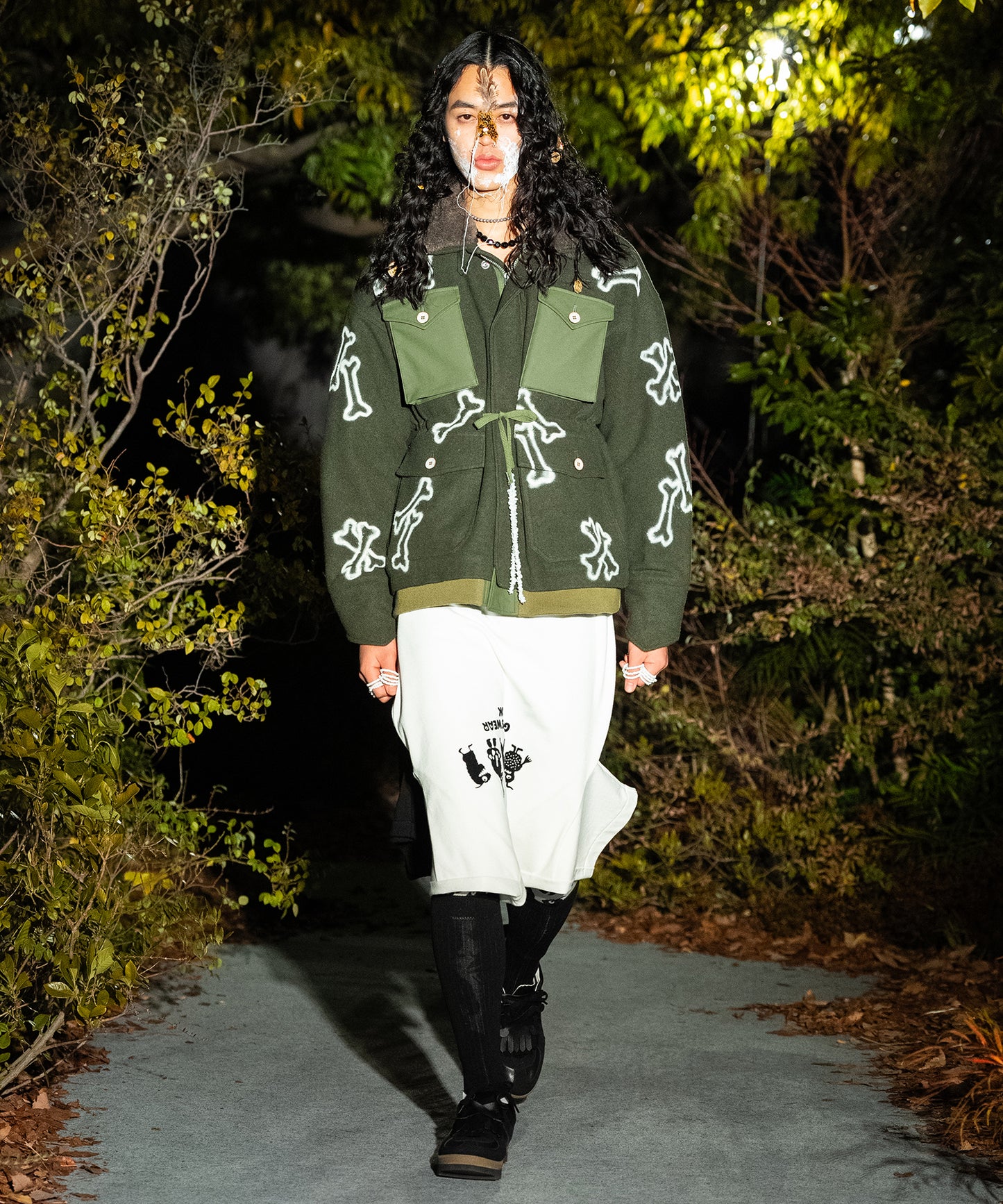 HAND PAINTING MILITARY BLOUSON【9月中旬】