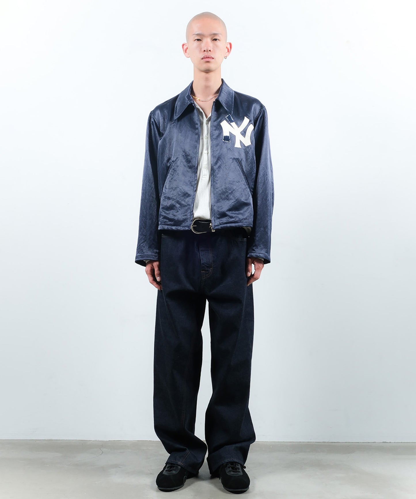 TWIST DENIM PANTS