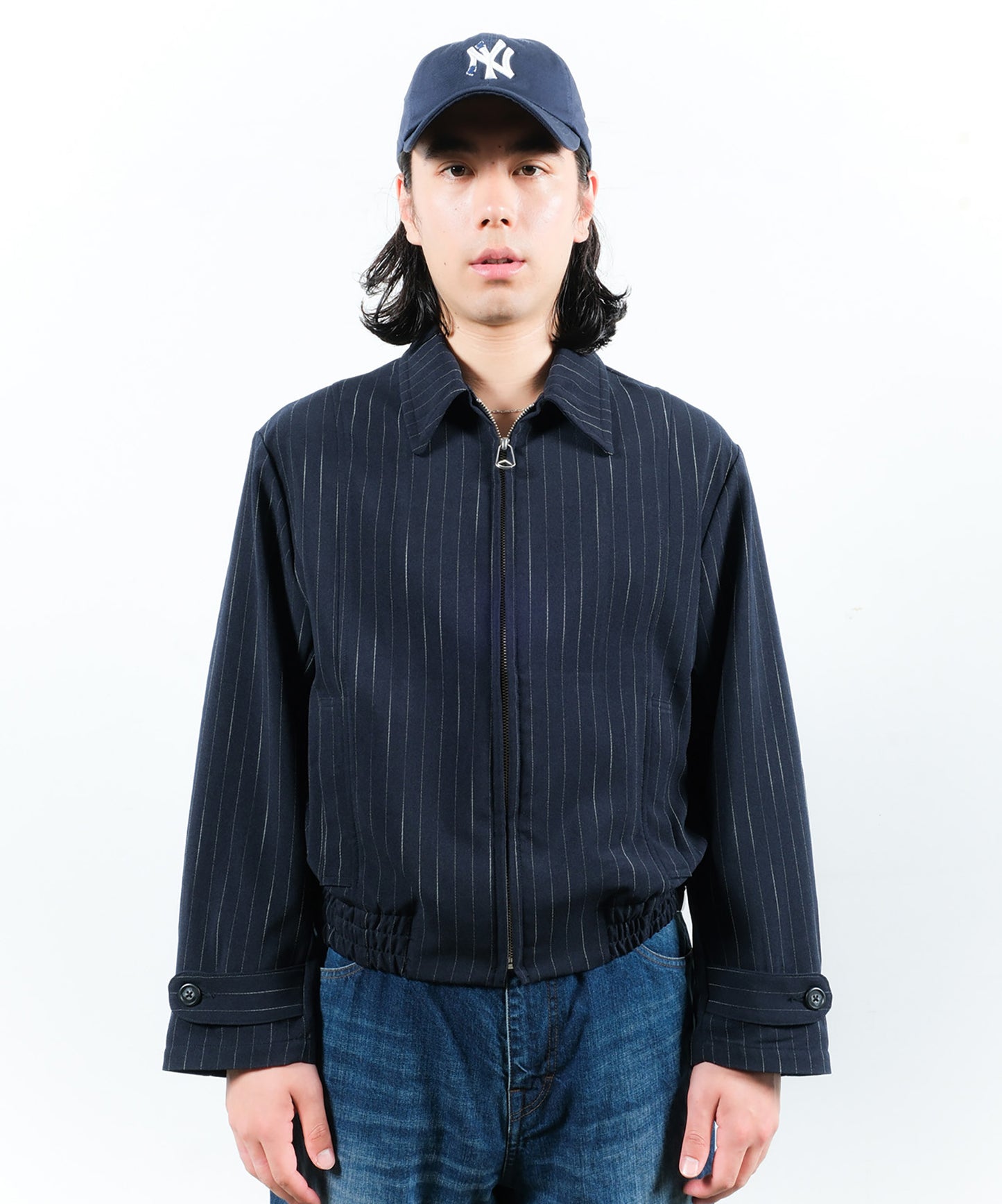 STRIPE ZIP JACKET