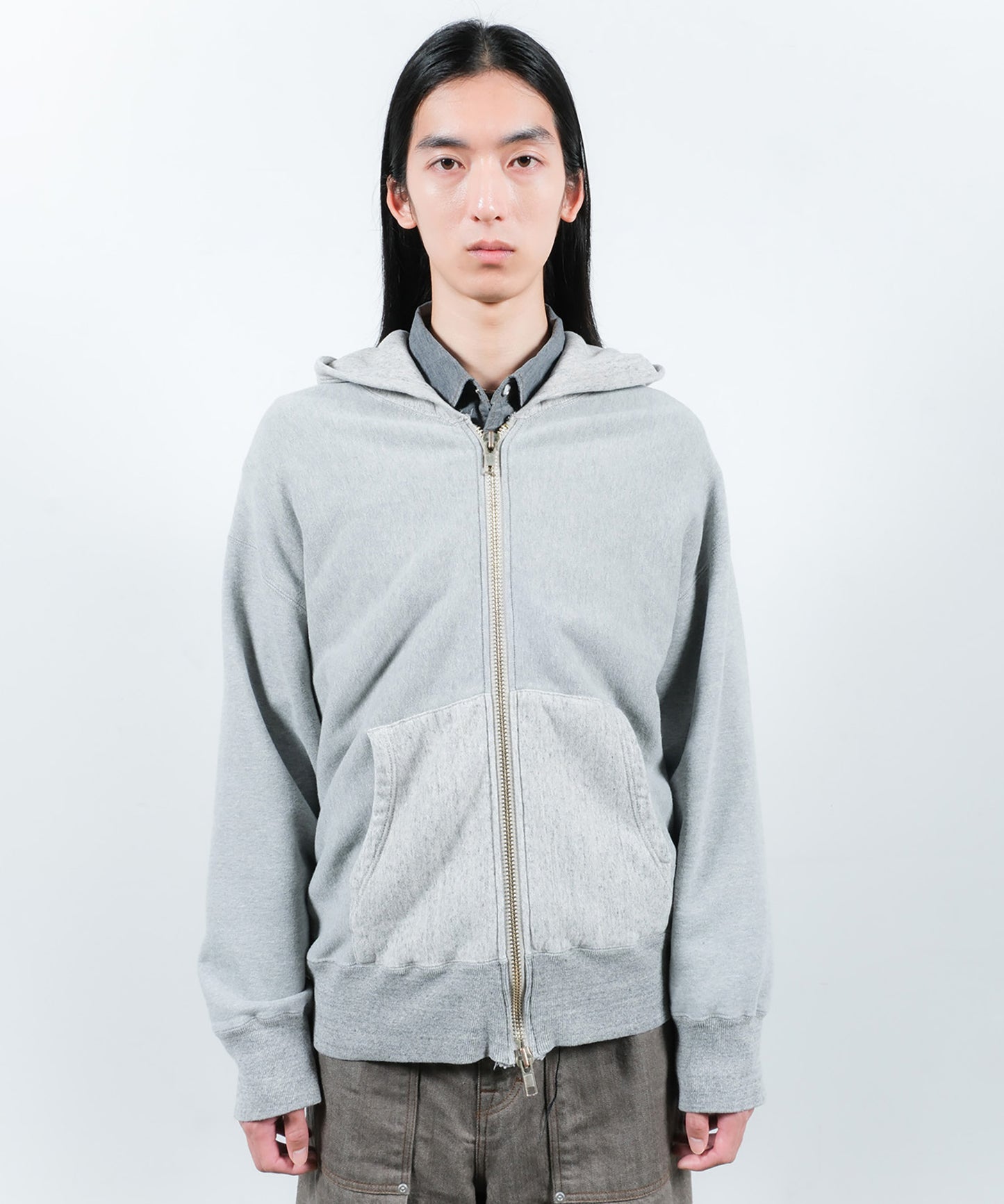 2TONE ZIP HOODIE