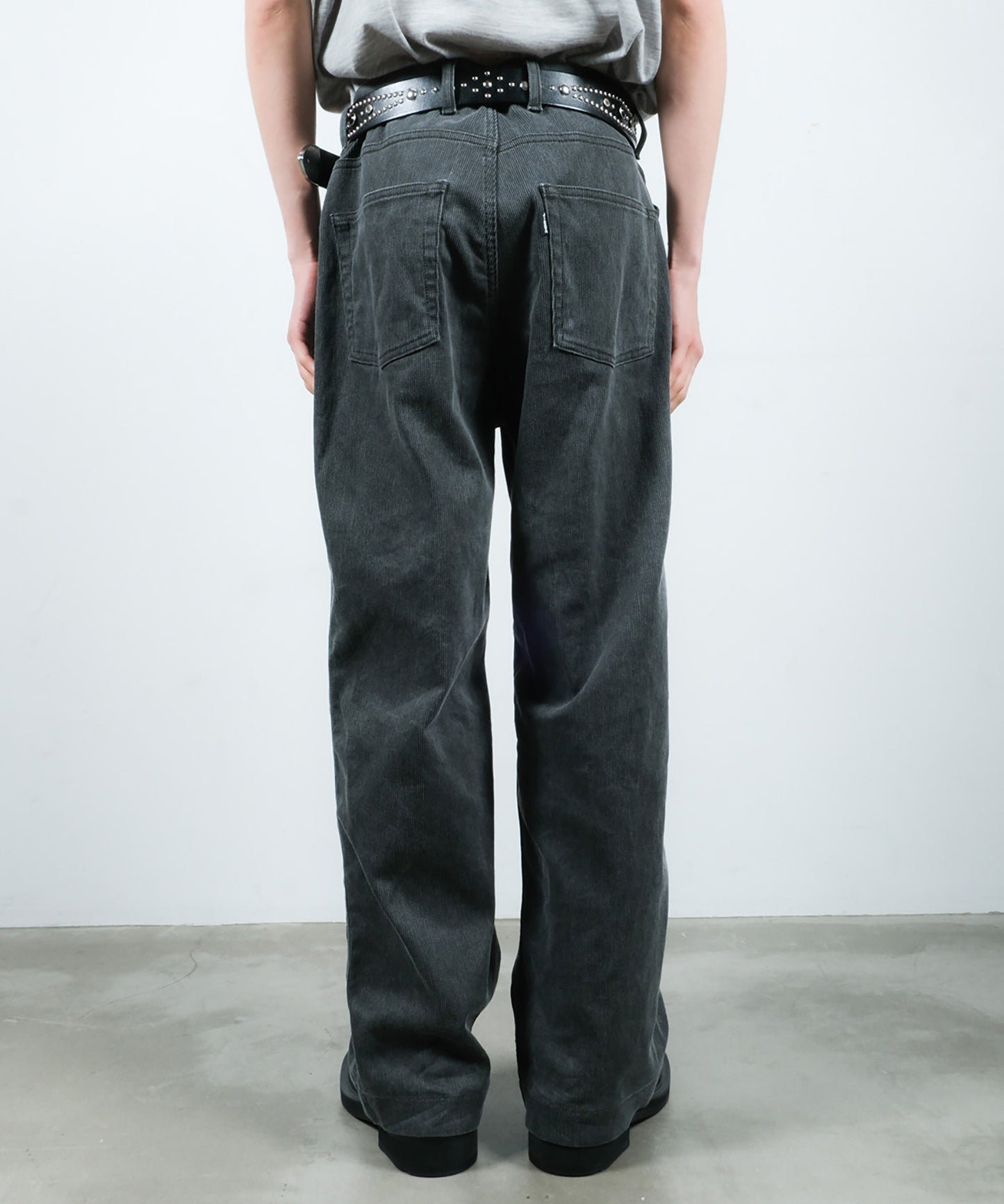 ONE TUCK FADE PIQUE PANTS