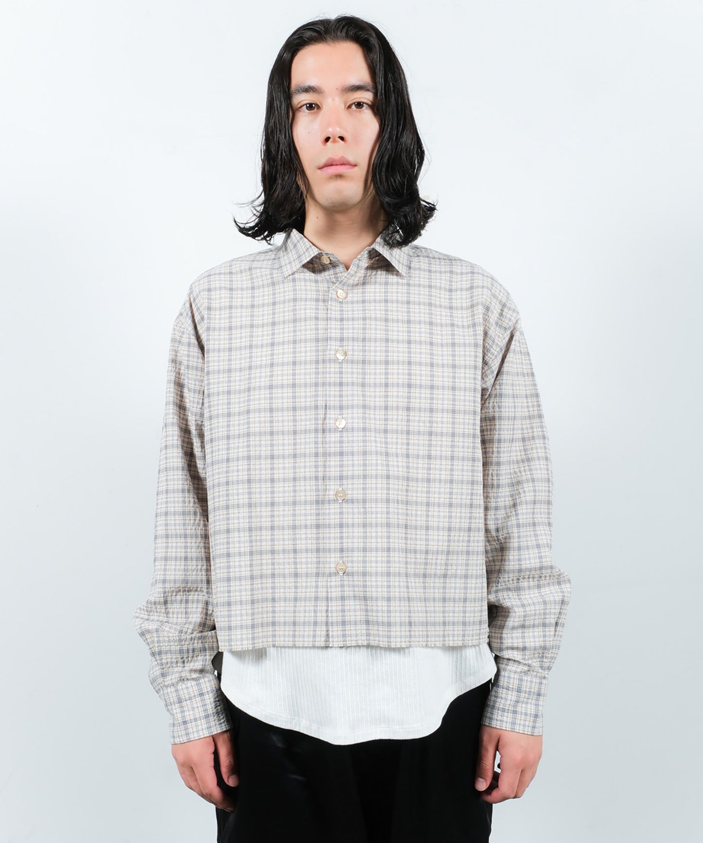 SEERSUCKER SHORT SHIRT