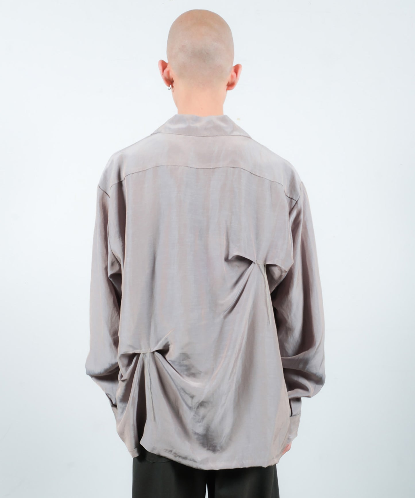 HAND STITCH OPEN COLLAR SHIRT