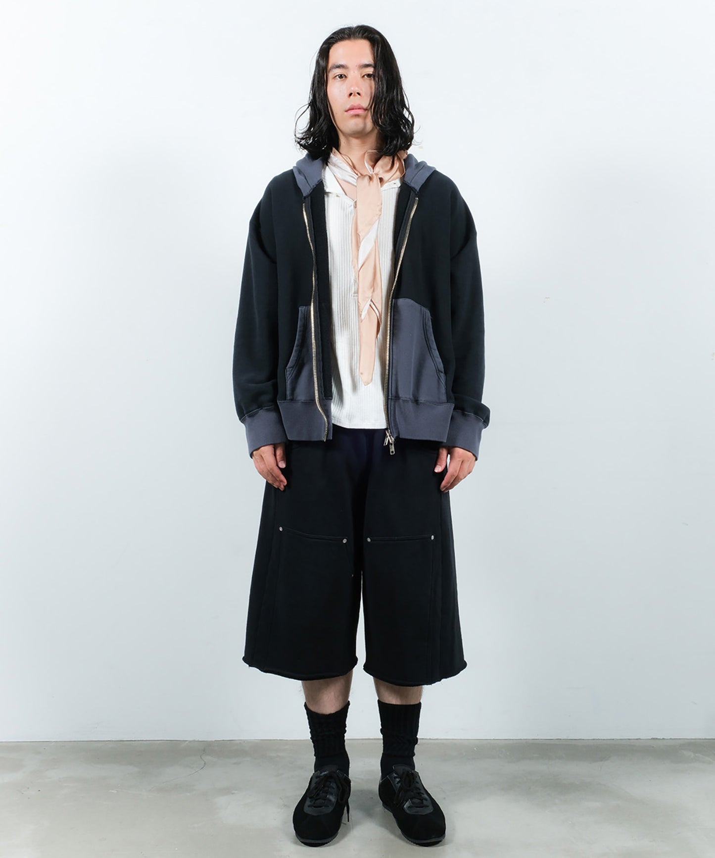2TONE ZIP HOODIE
