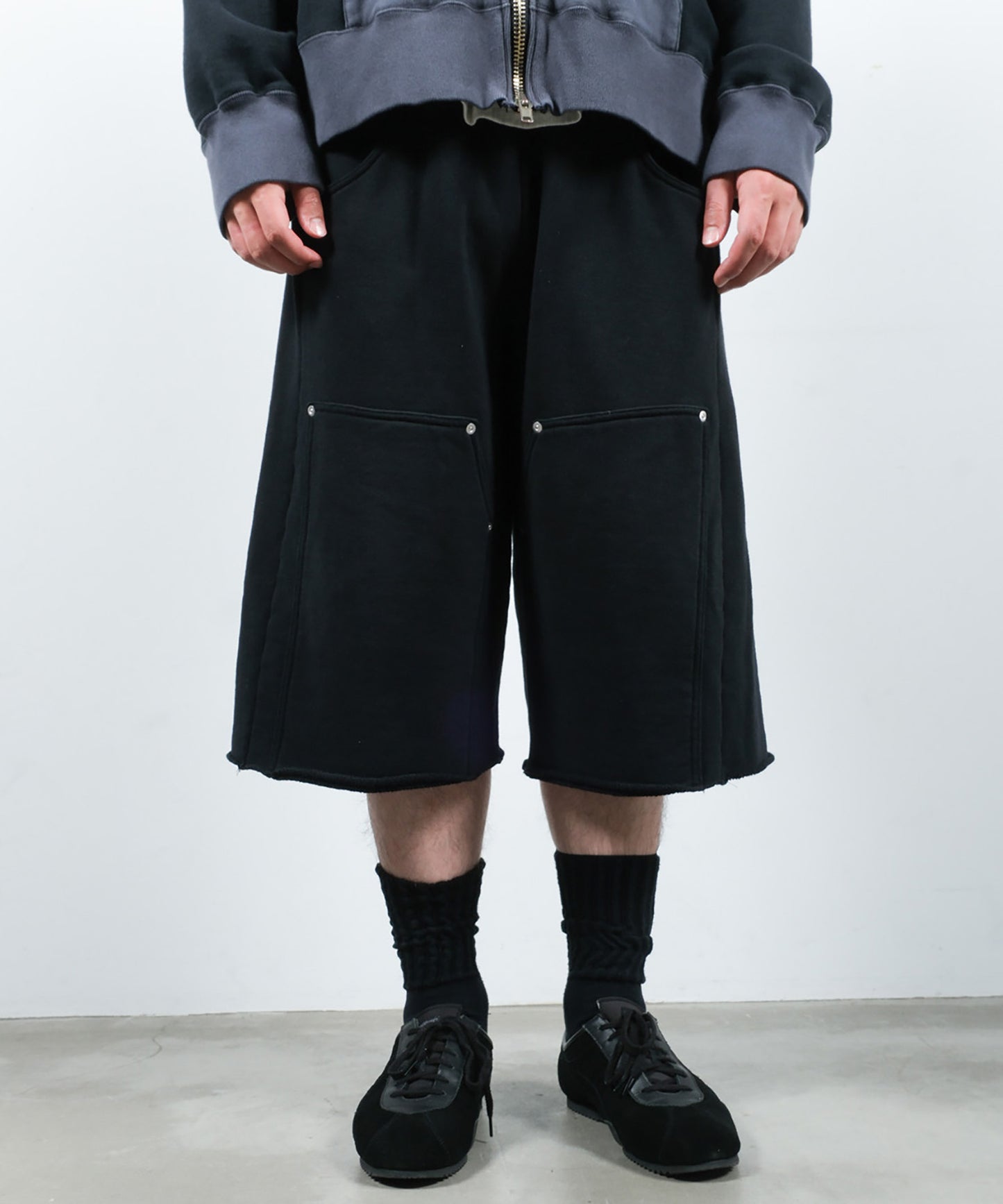 3/4 DOUBLE KNEE SWEAT PANTS
