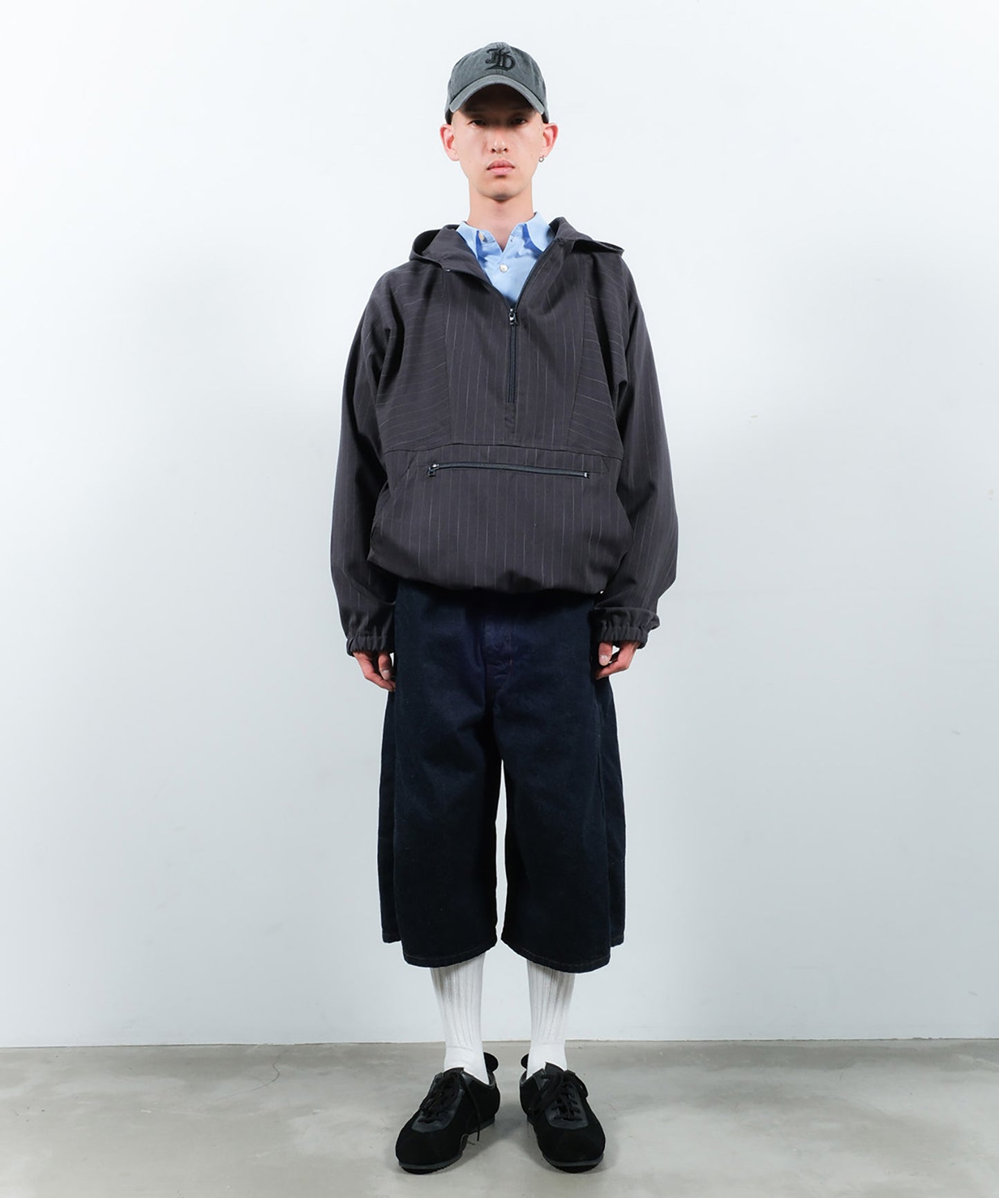 3D 3/4 DENIM PANTS