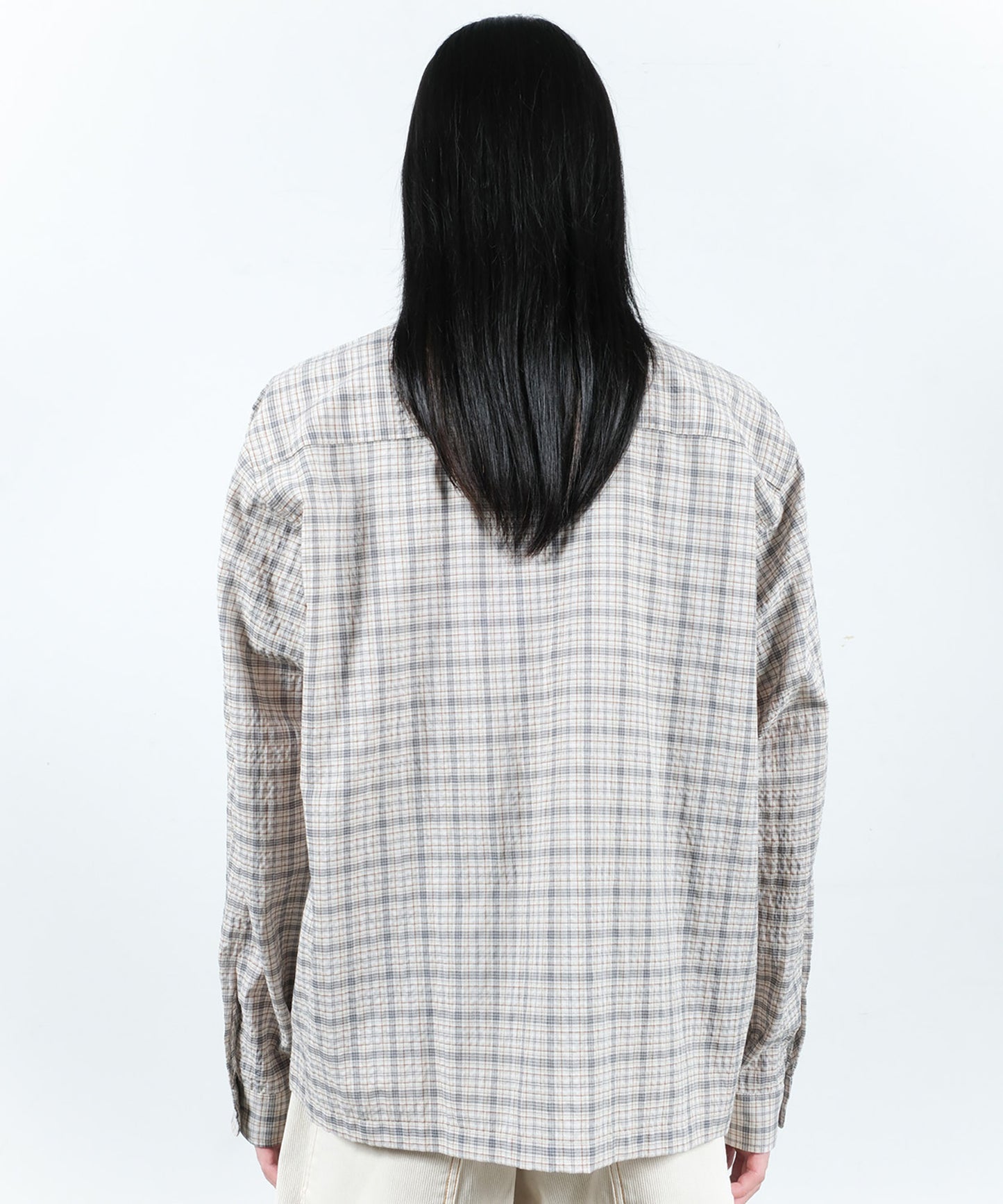 SEERSUCKER ZIP SHIRT