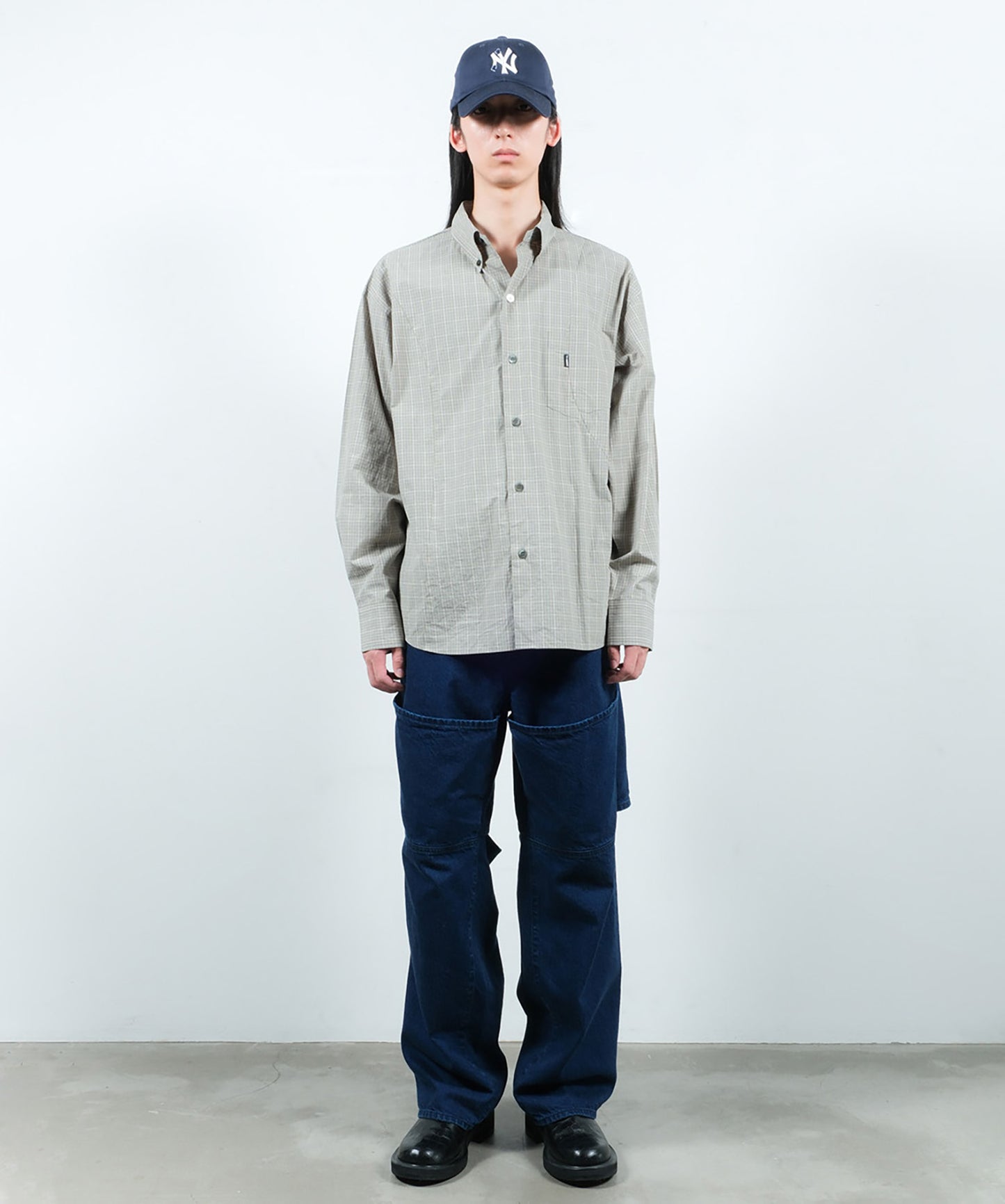 USED KNEE HIGH LAYERED DENIM