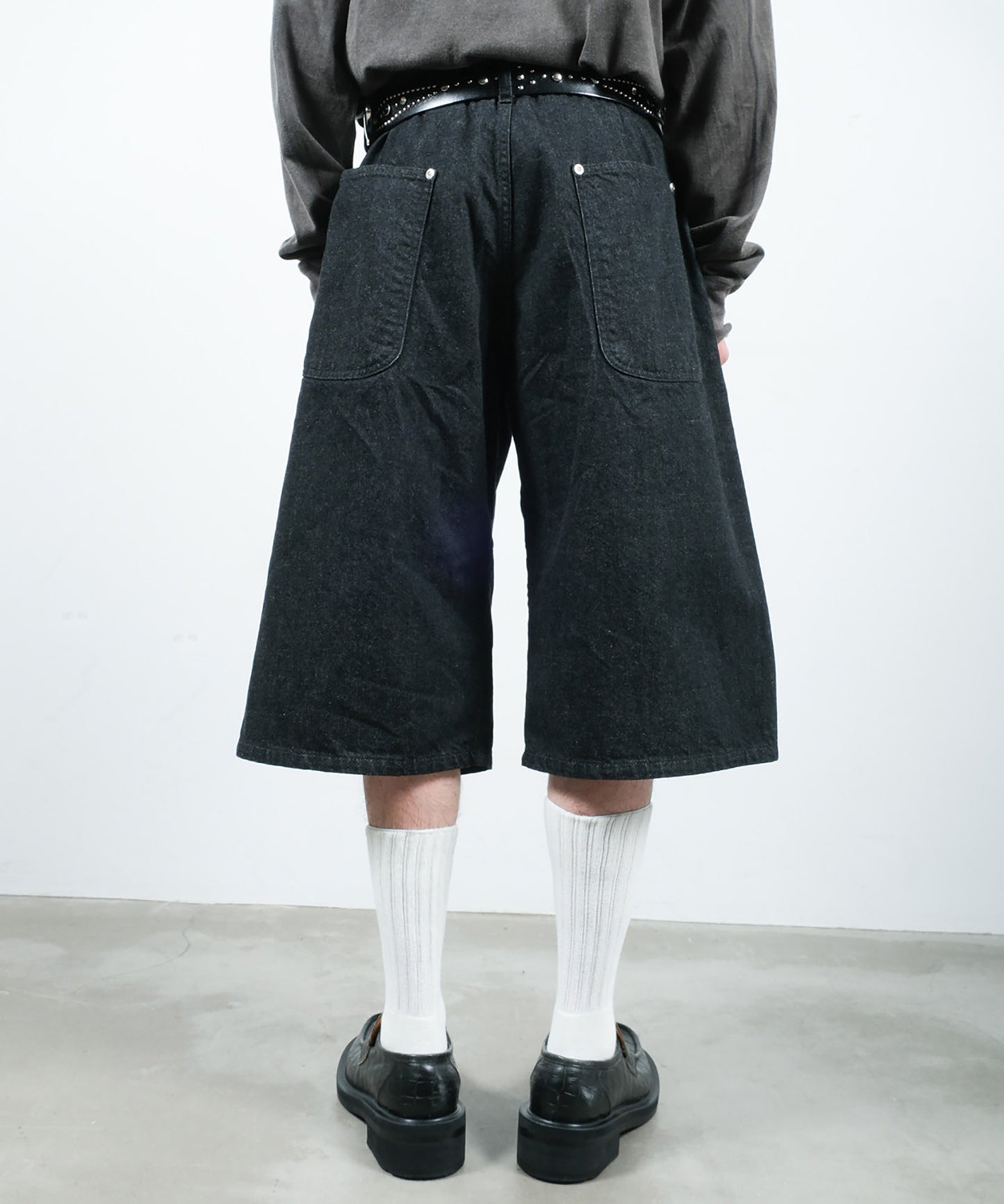 3D 3/4 DENIM PANTS