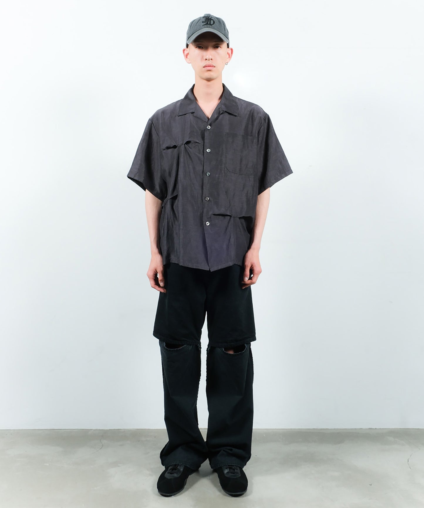 USED KNEE HIGH LAYERED DENIM