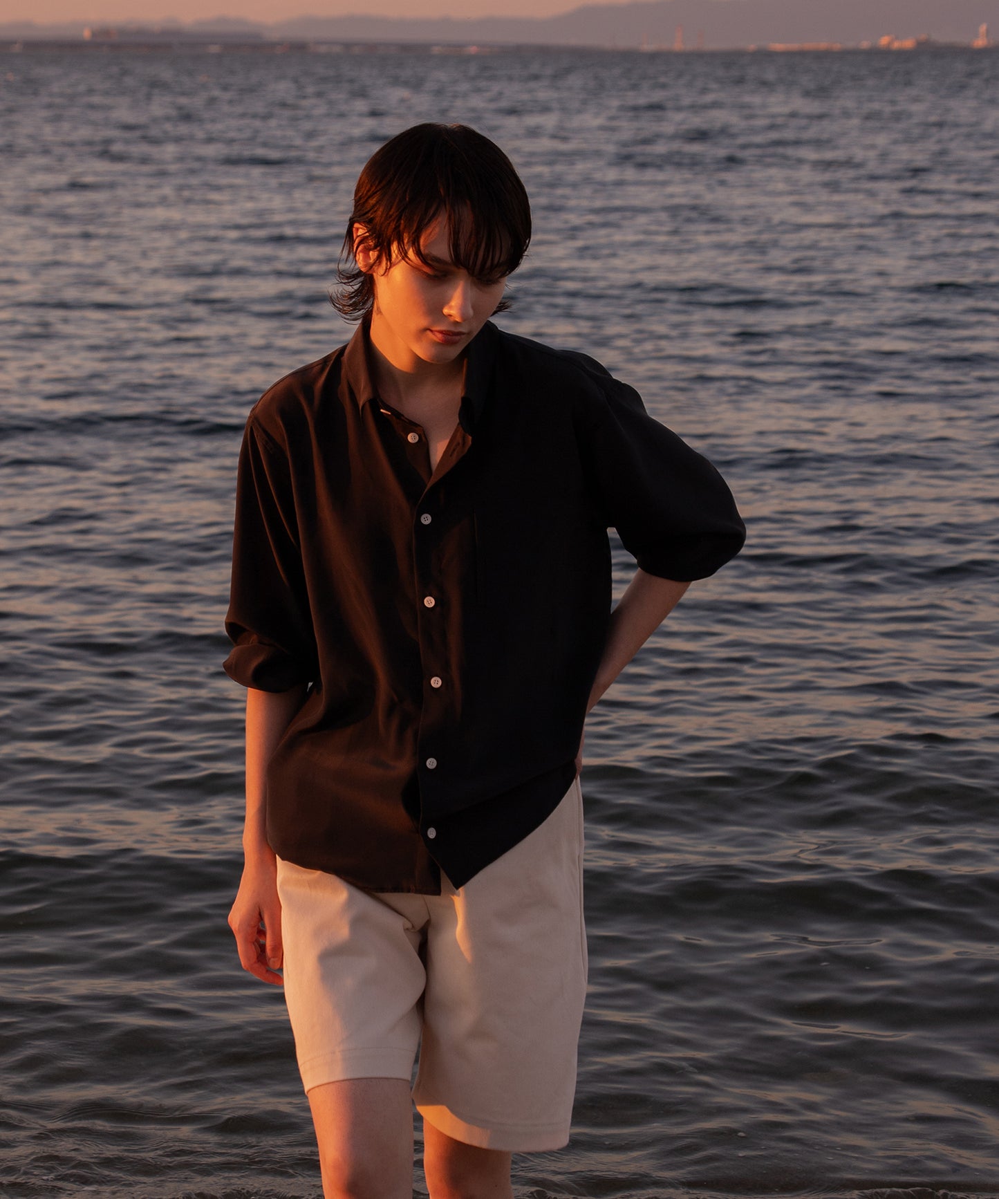 silk over shirt