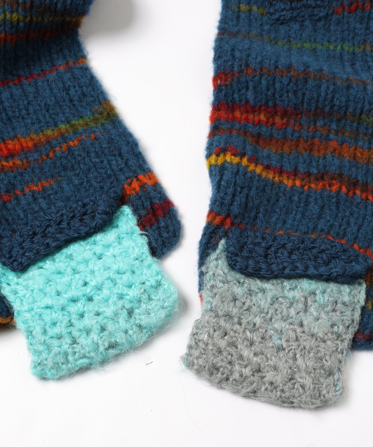 hand knit hood muffler