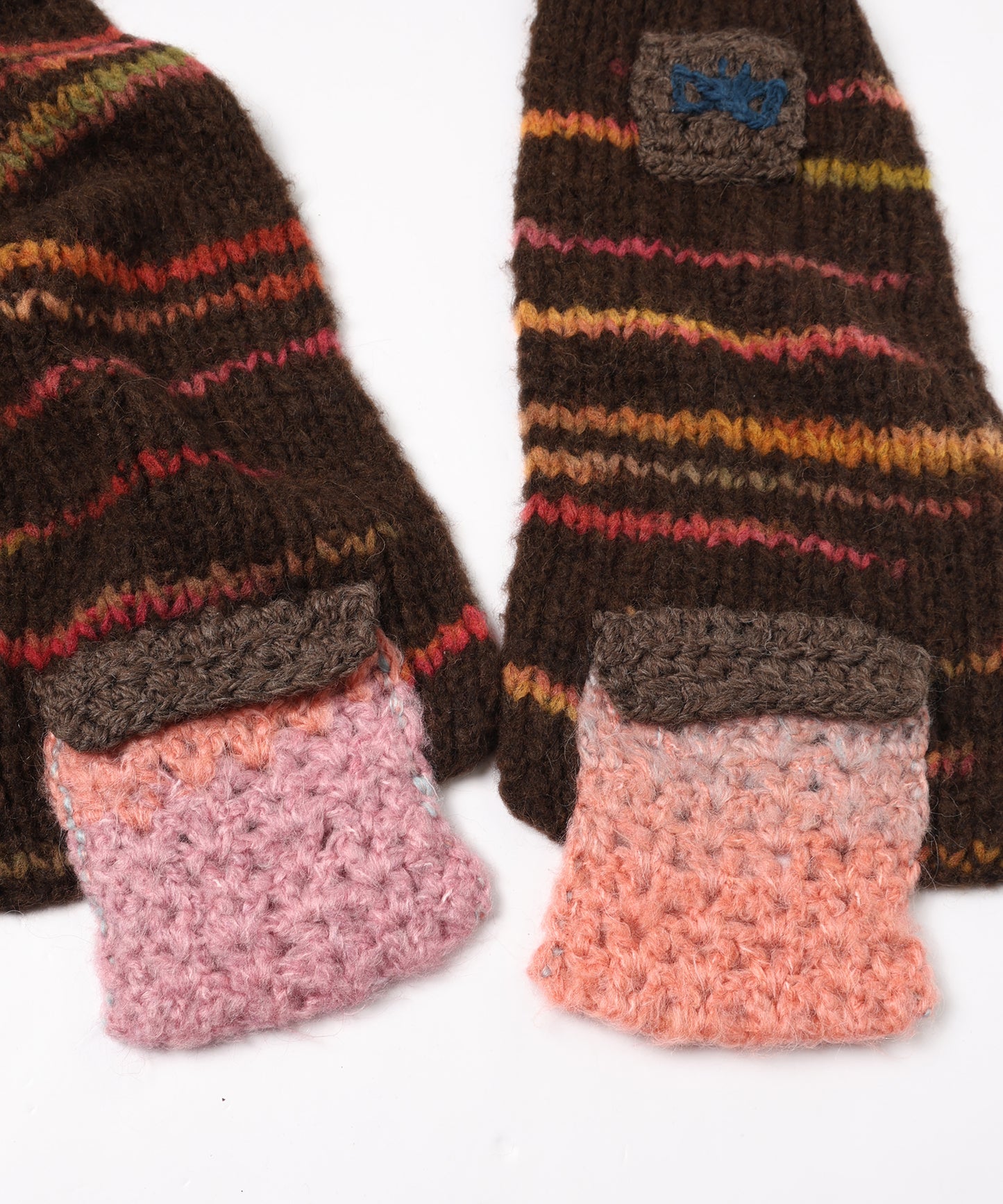 hand knit hood muffler