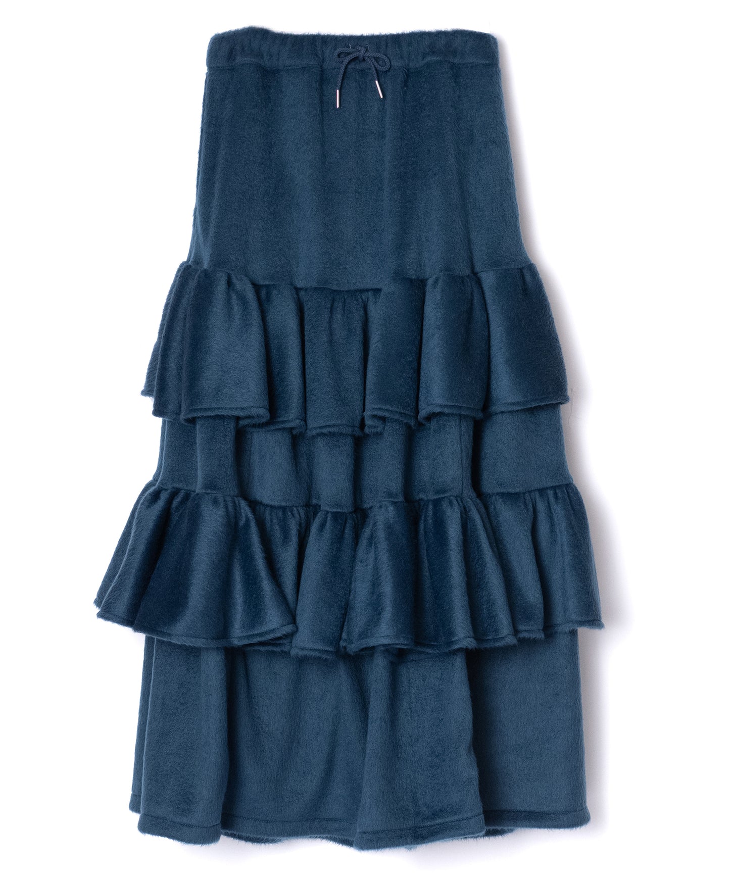MOHAIR TIERED SKIRT