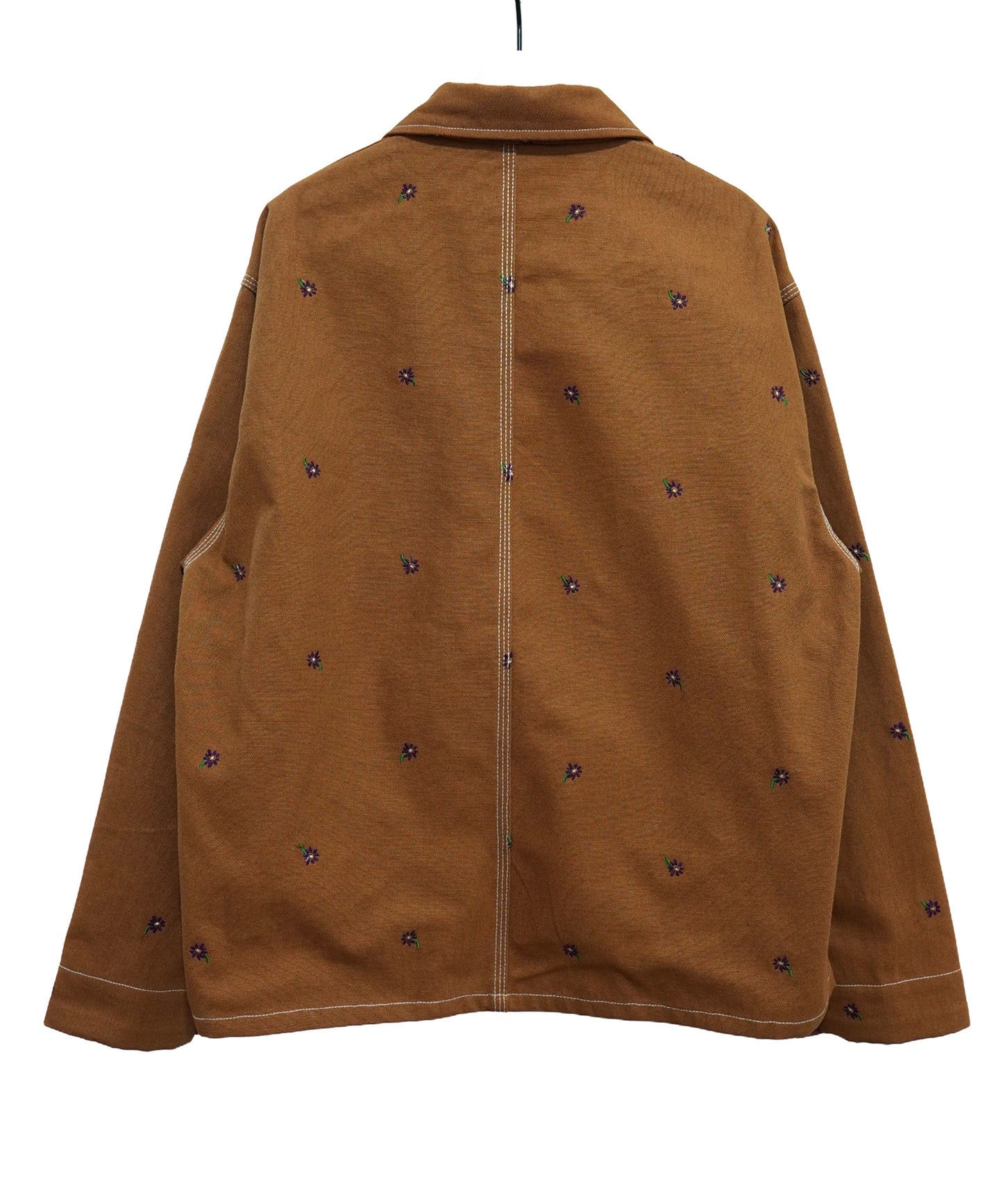 FLOWER EMBROIDERY COVERALLfeat.UNIVERSALOVERALL