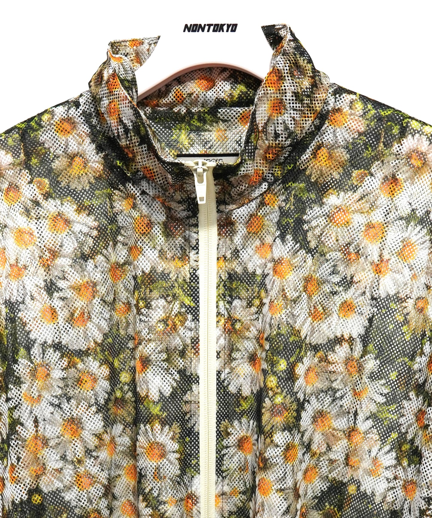 PRINT MESH ZIPUP PARKA
