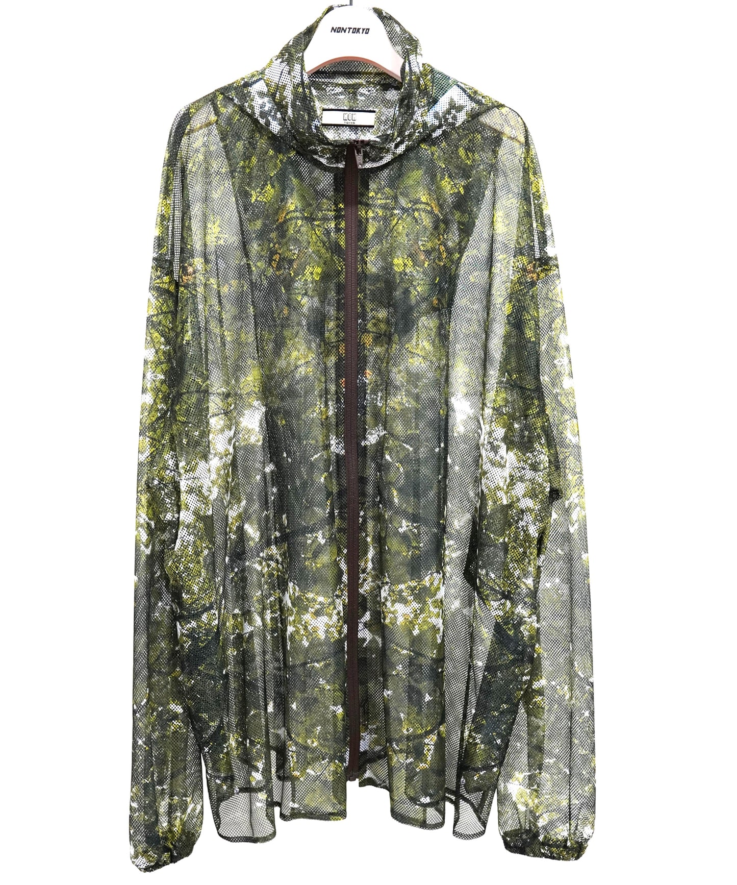 PRINT MESH ZIPUP PARKA