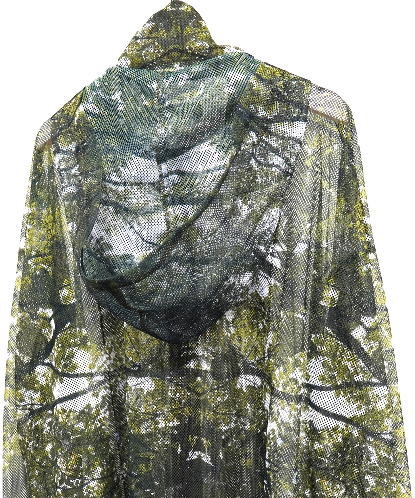 PRINT MESH ZIPUP PARKA