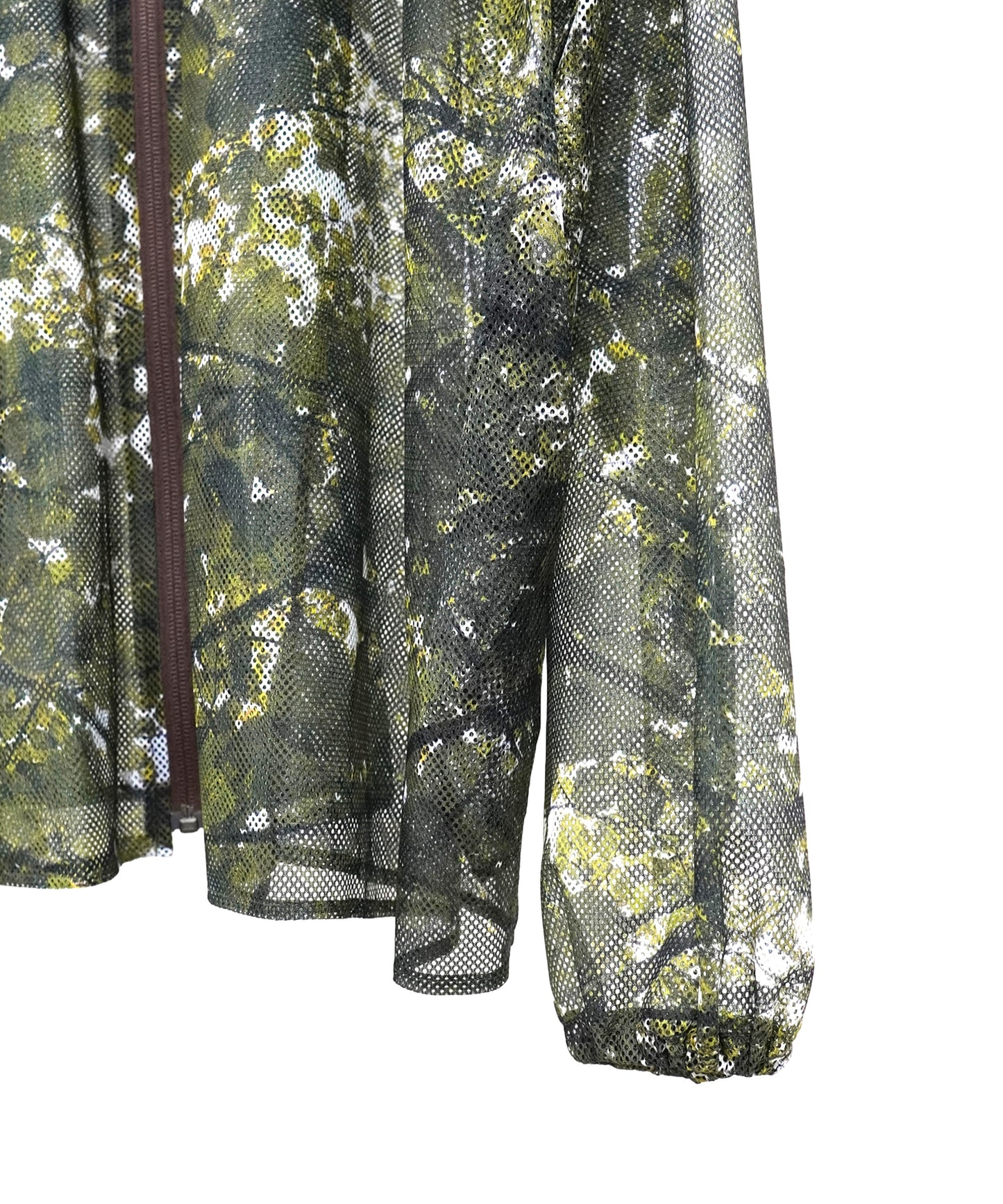 PRINT MESH ZIPUP PARKA