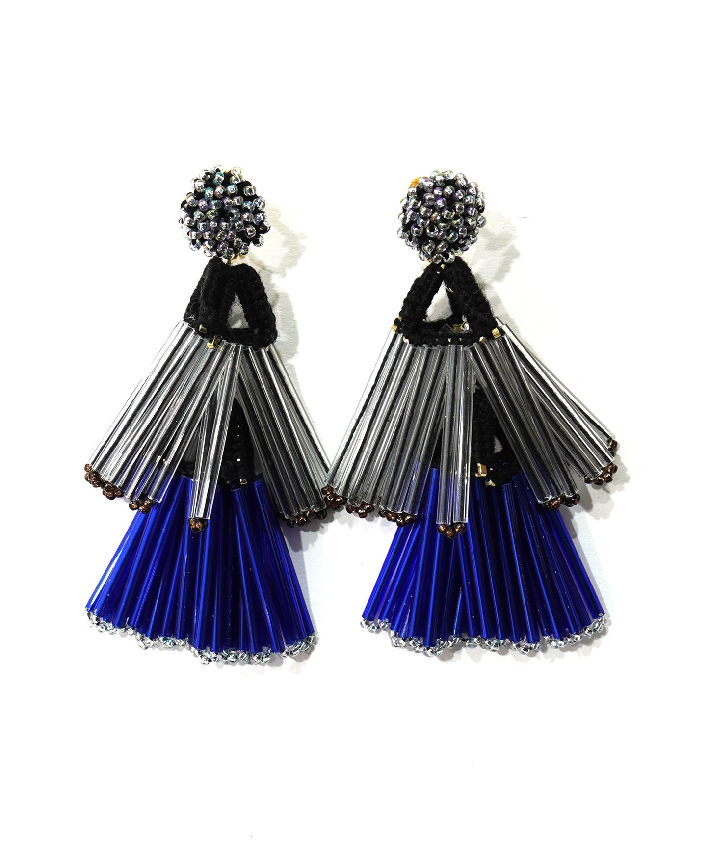 BEADS FRINGE EARRING