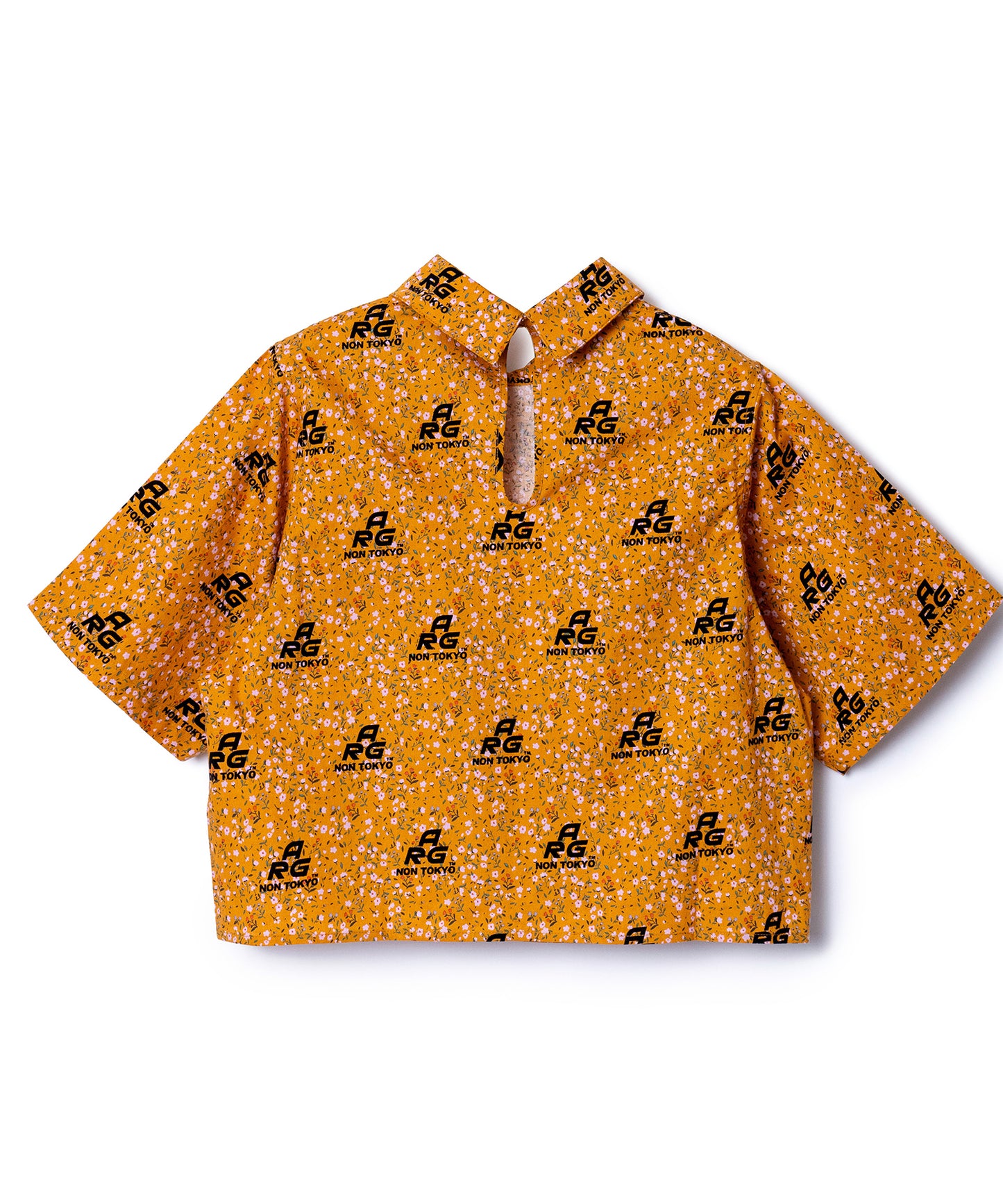 FLOCKED PRINT PULLOVER SHIRT
