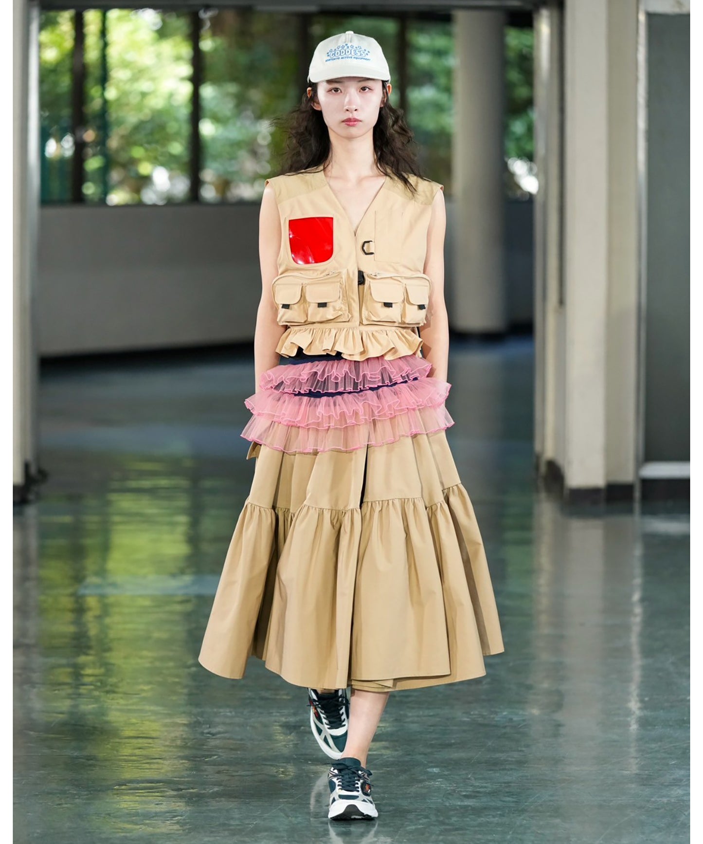 TULLE FRILL BELT