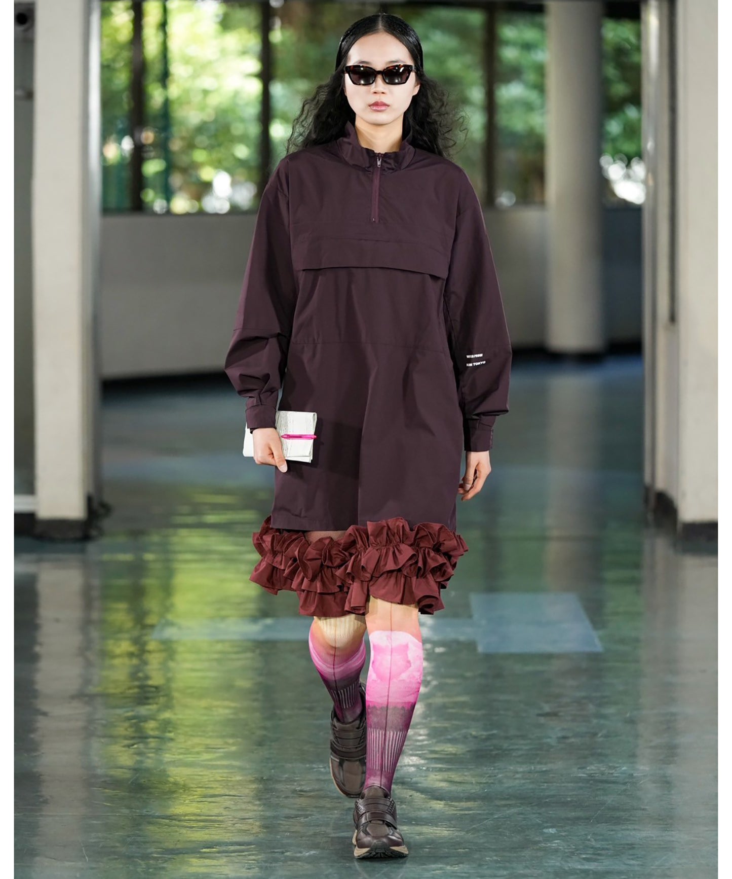 FRILL LAYER NYLONONE-PIECE