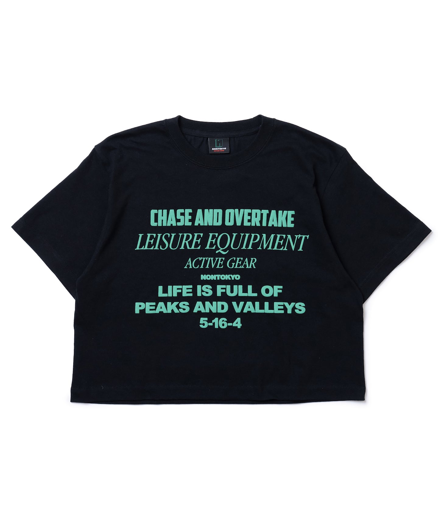 PRINT SHORT T-SHIRT(LETTERING)