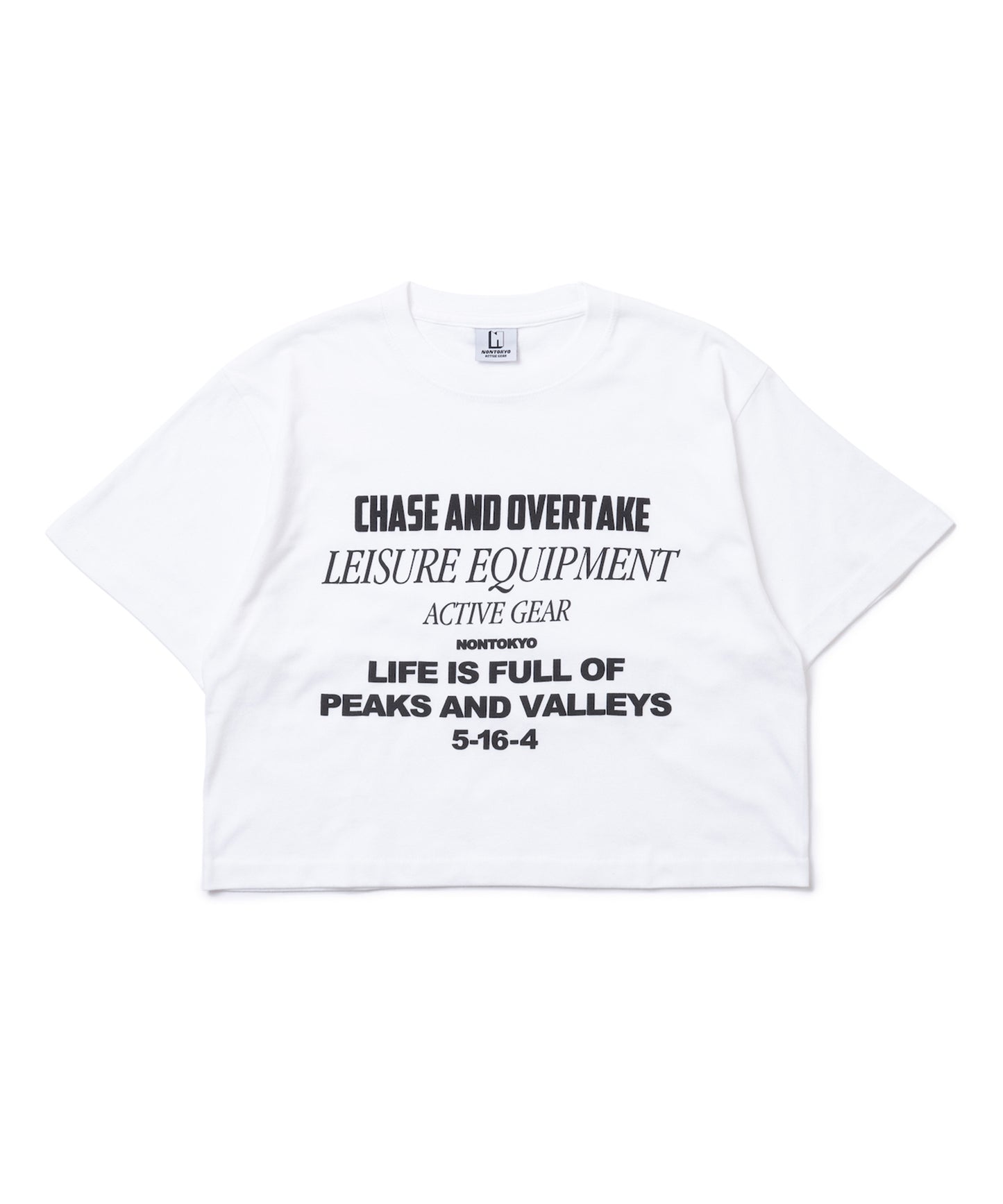 PRINT SHORT T-SHIRT(LETTERING)