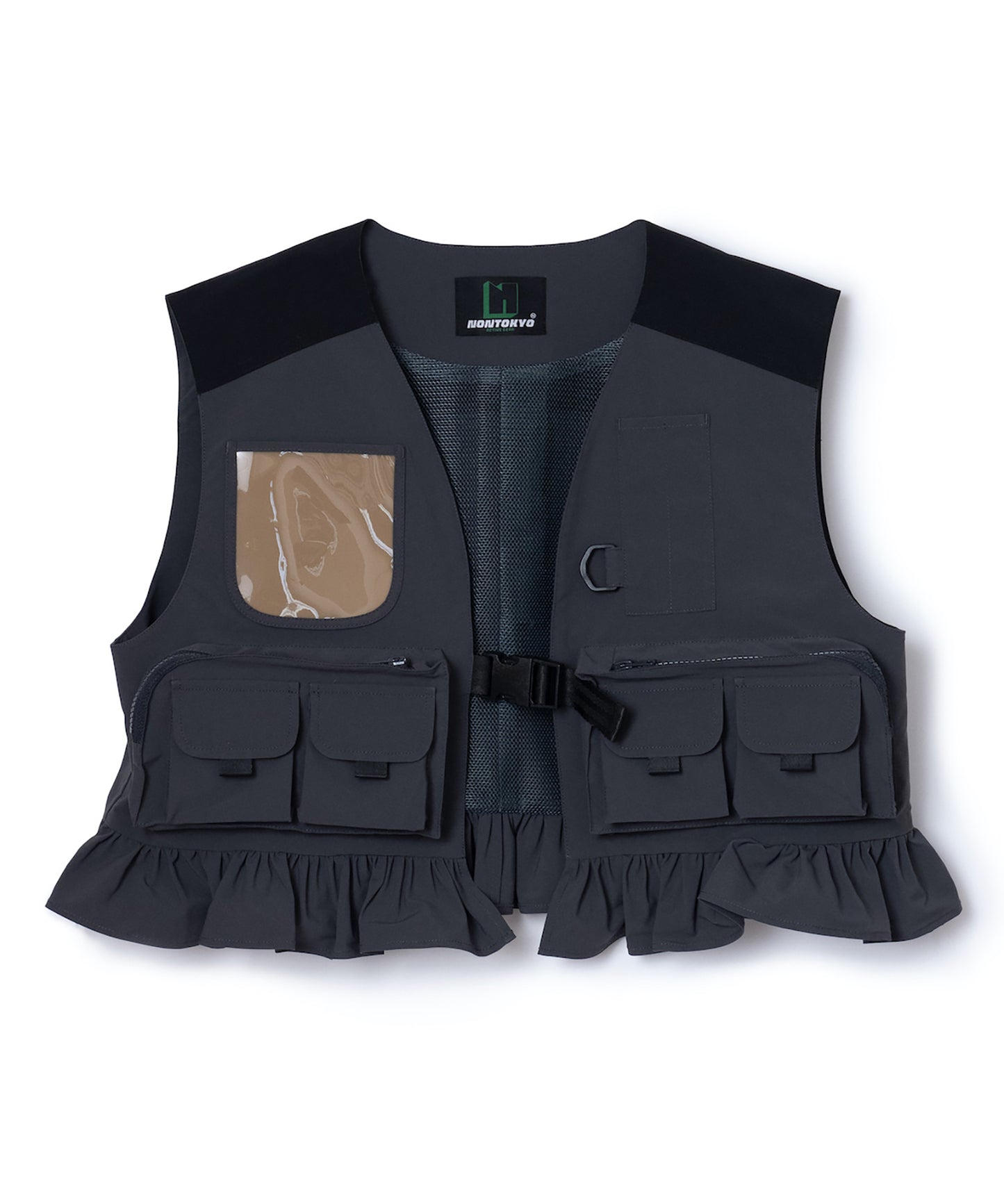 MULTIPOCKET FRILLVEST