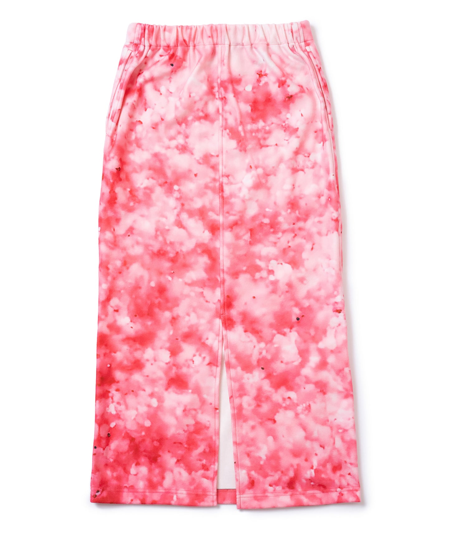 PRINT FLEECE TIGHT SKIRT