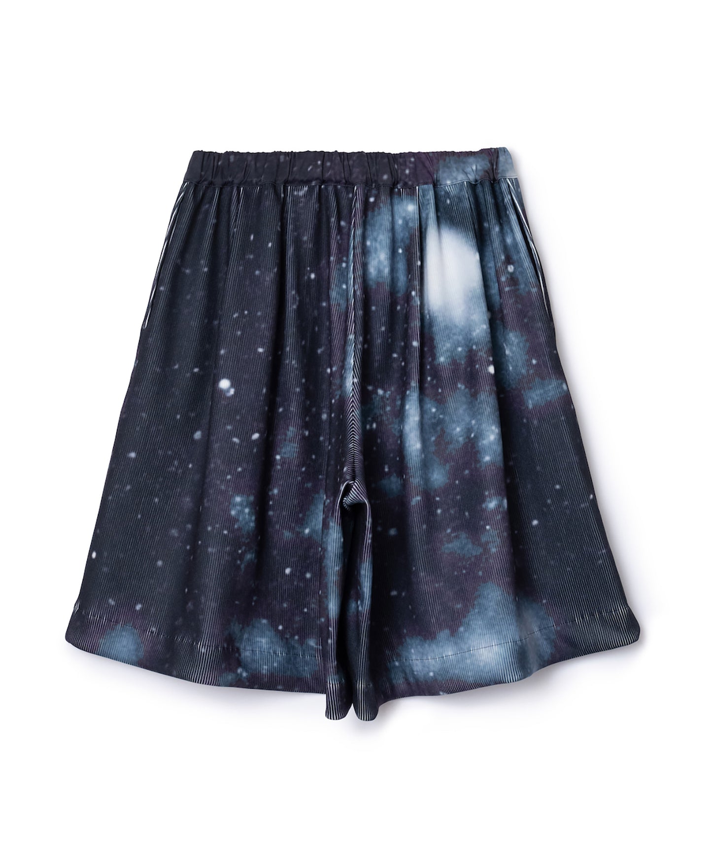 PRINT RIB WIDE SHORTS