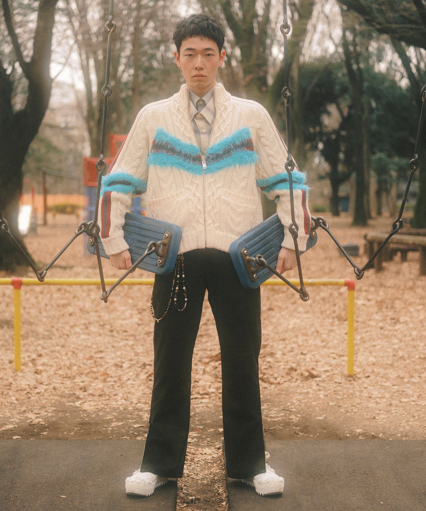 ALAN KNIT TRACK JACKET【9月中旬】