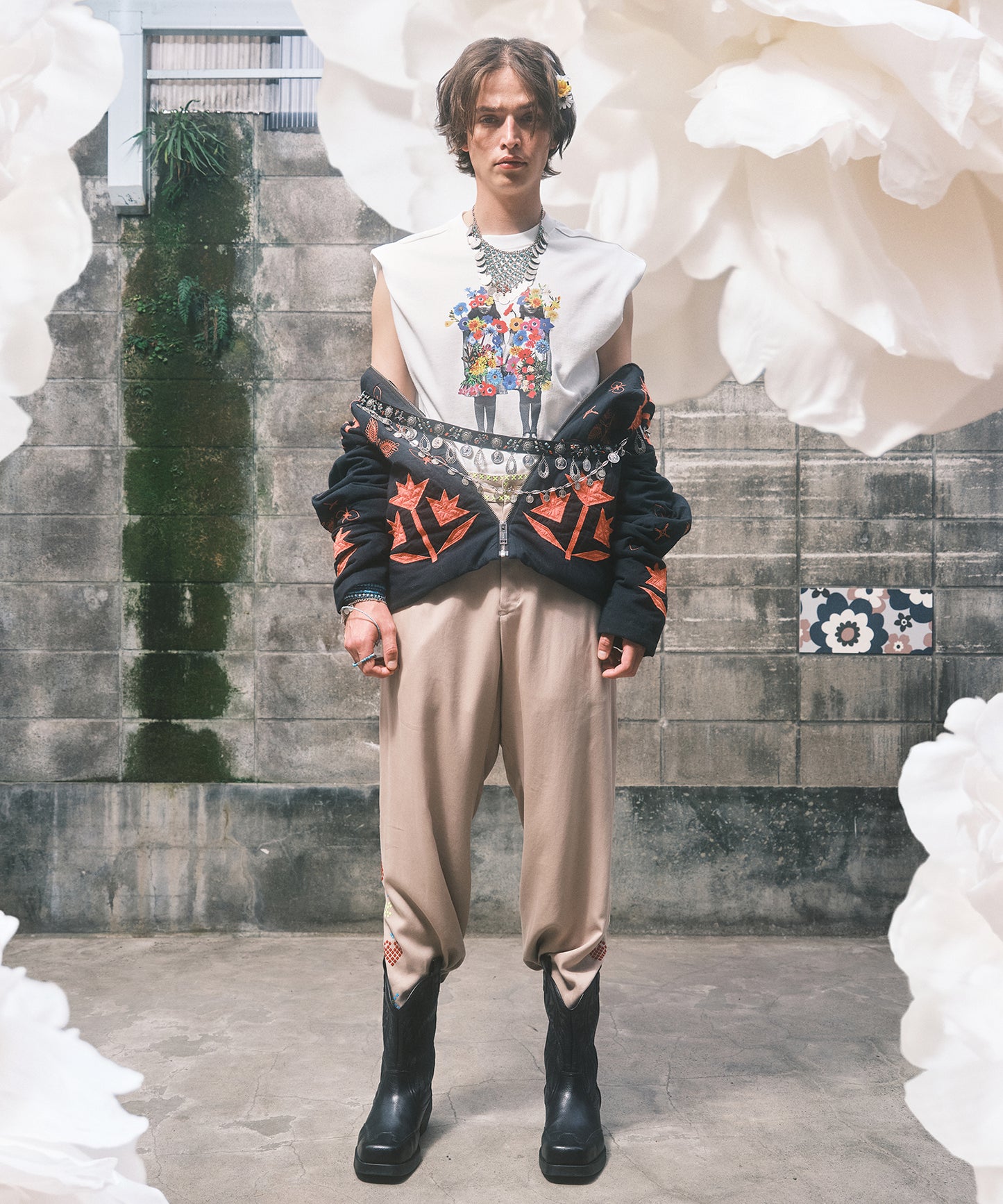 FLOWER QUILT JACKET