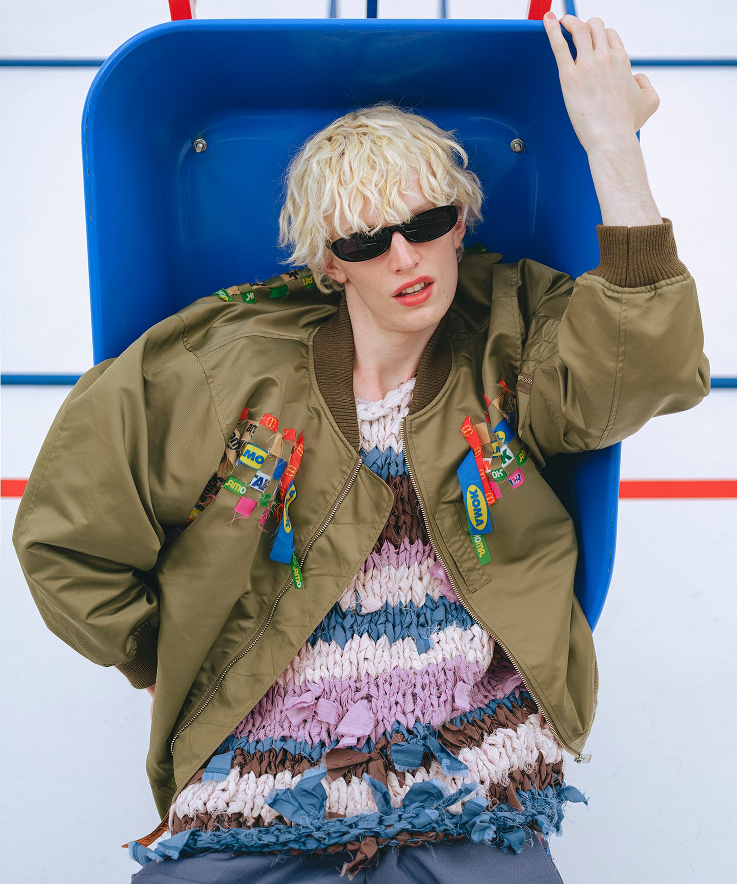 TAPE WEAVING BLOUSON