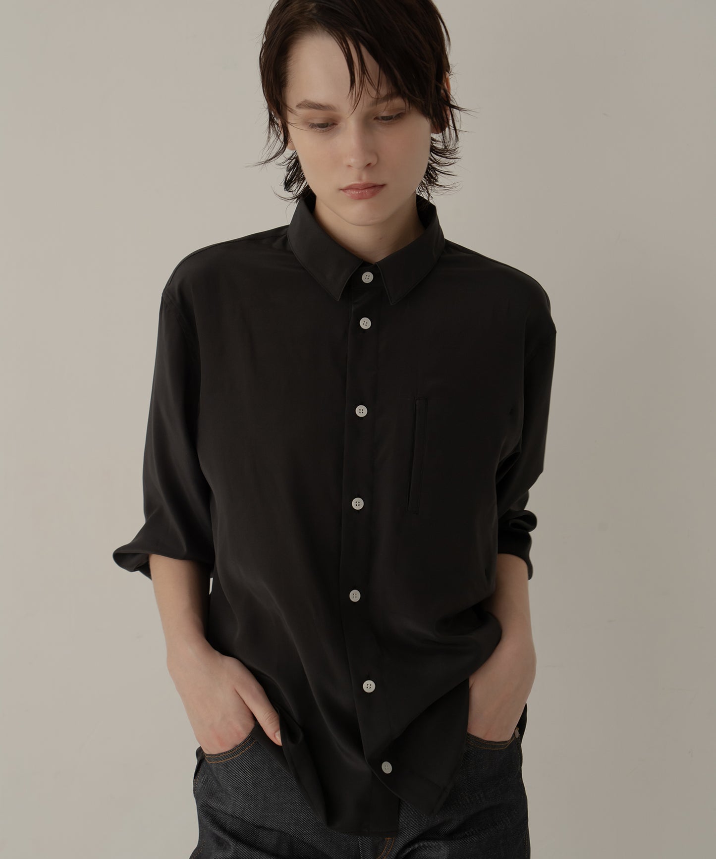 silk over shirt