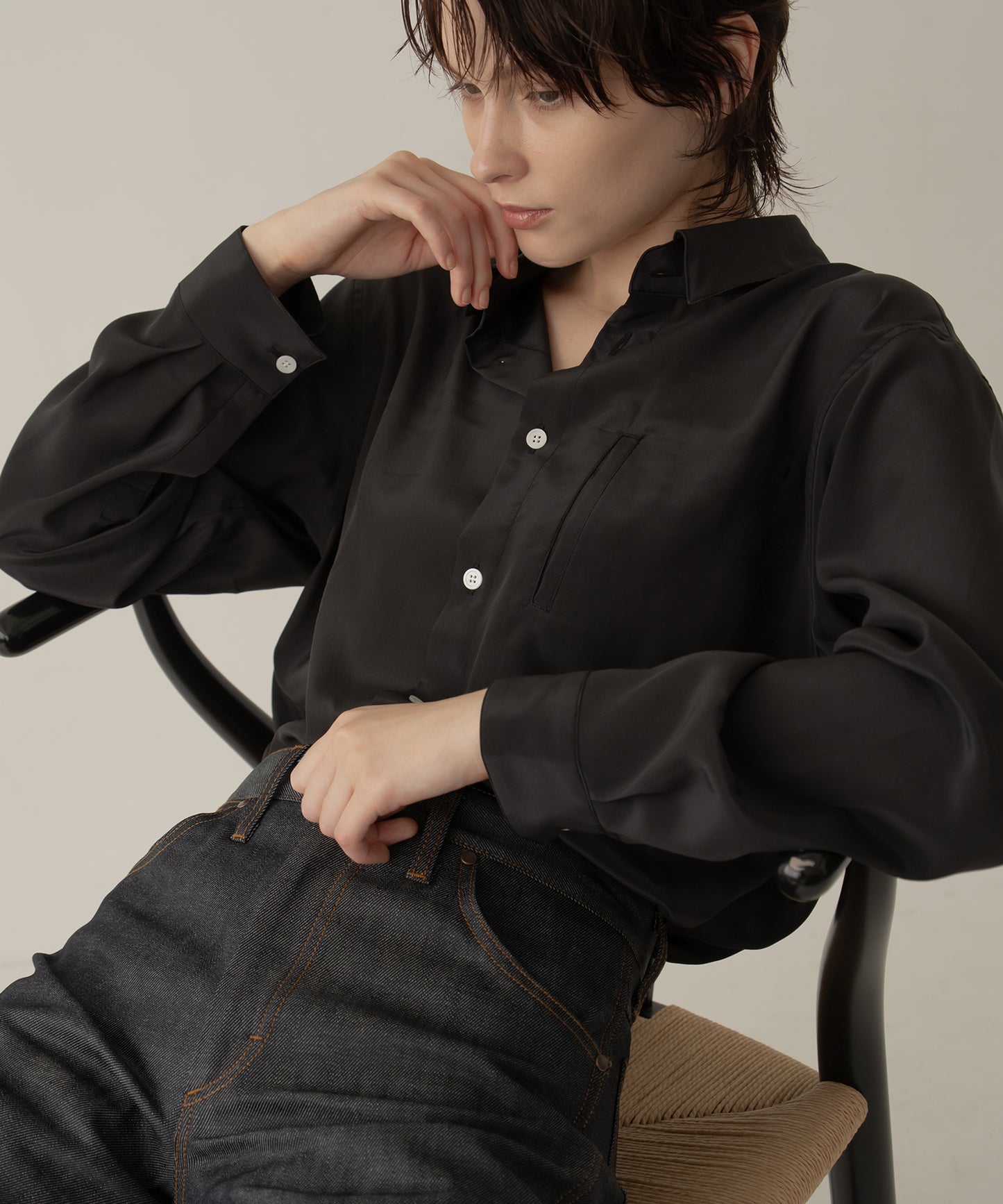 silk over shirt
