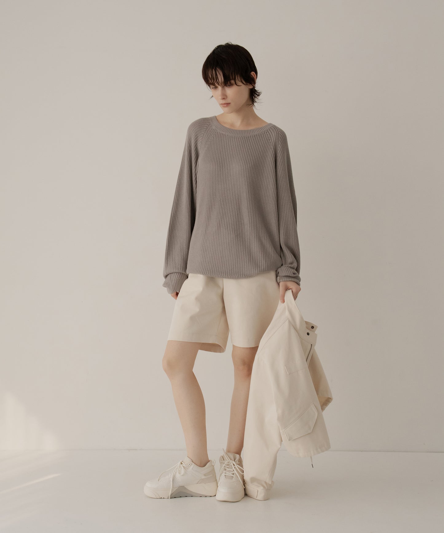 raglan sleeve bamboo knit