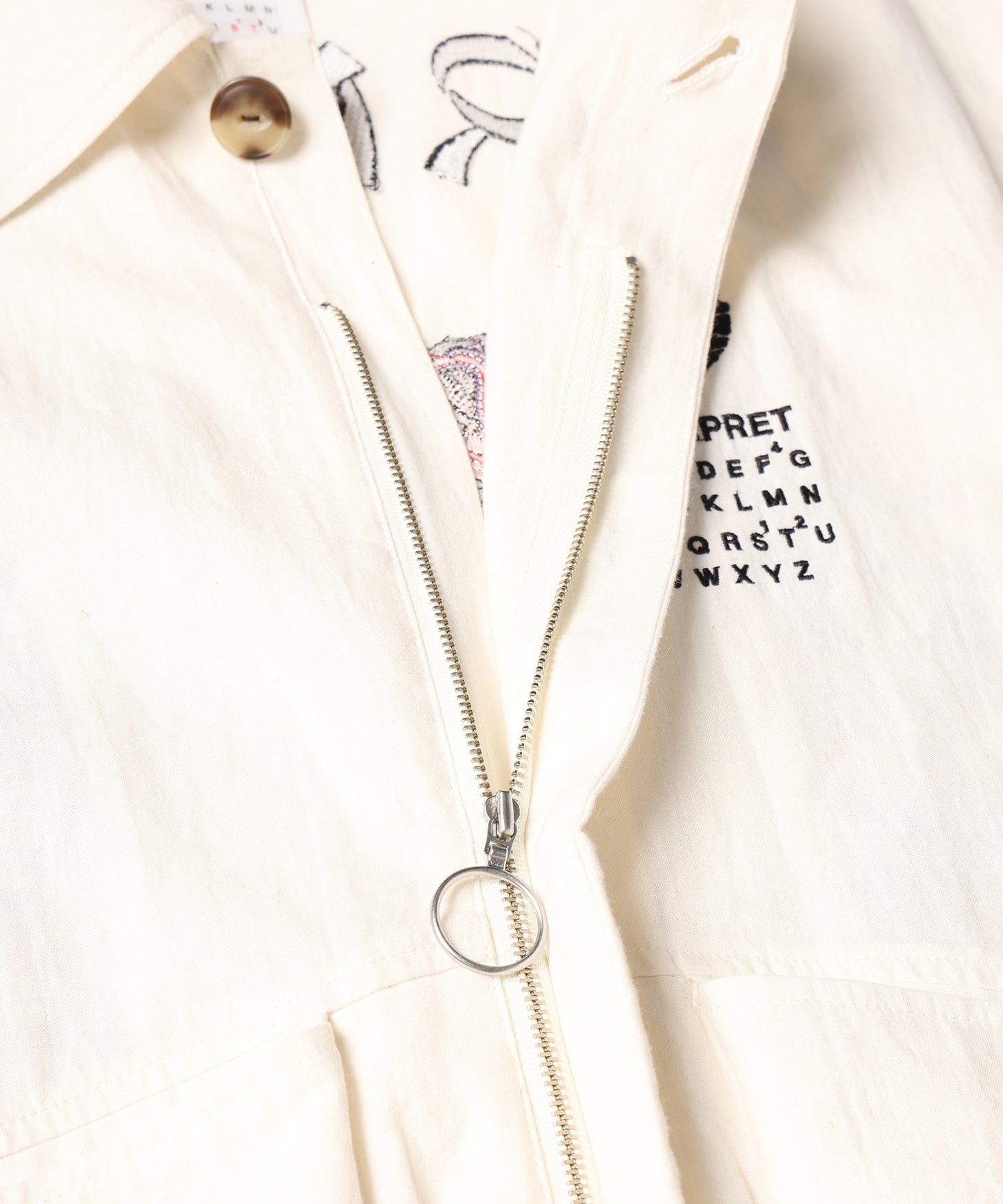 Linen UTAGE Embroi Blouson