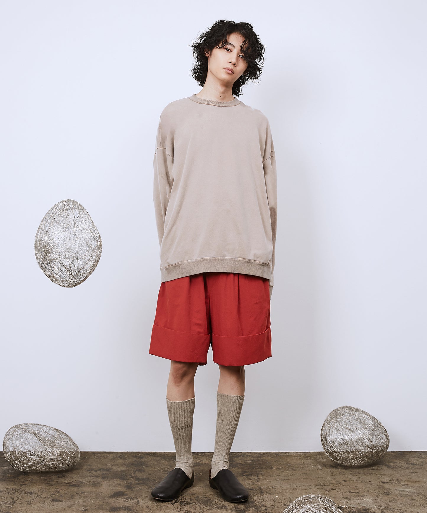 ダブルヘムショートシャツPT