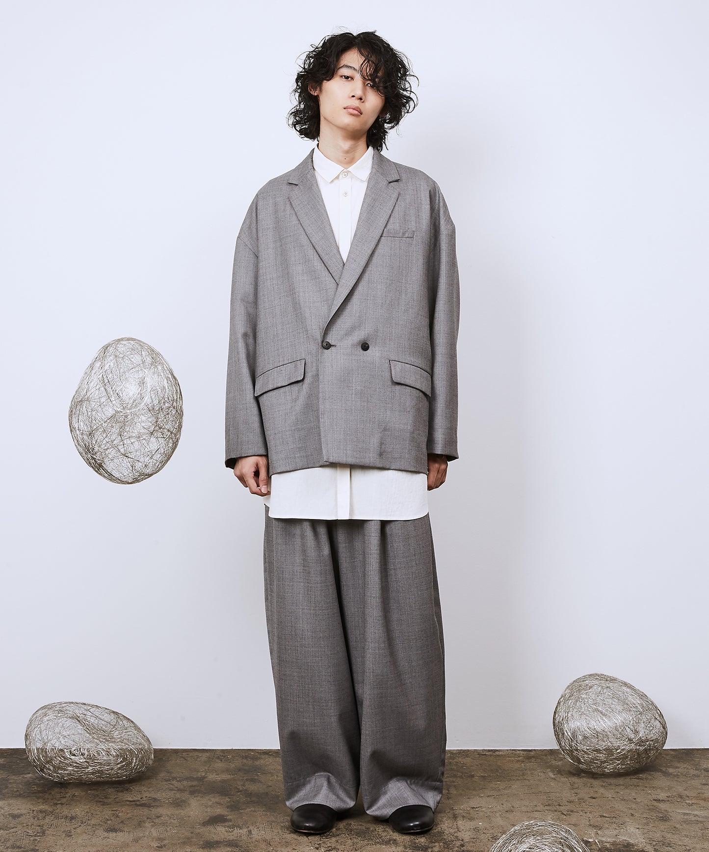 よそいきシンプル2タックワイドPT