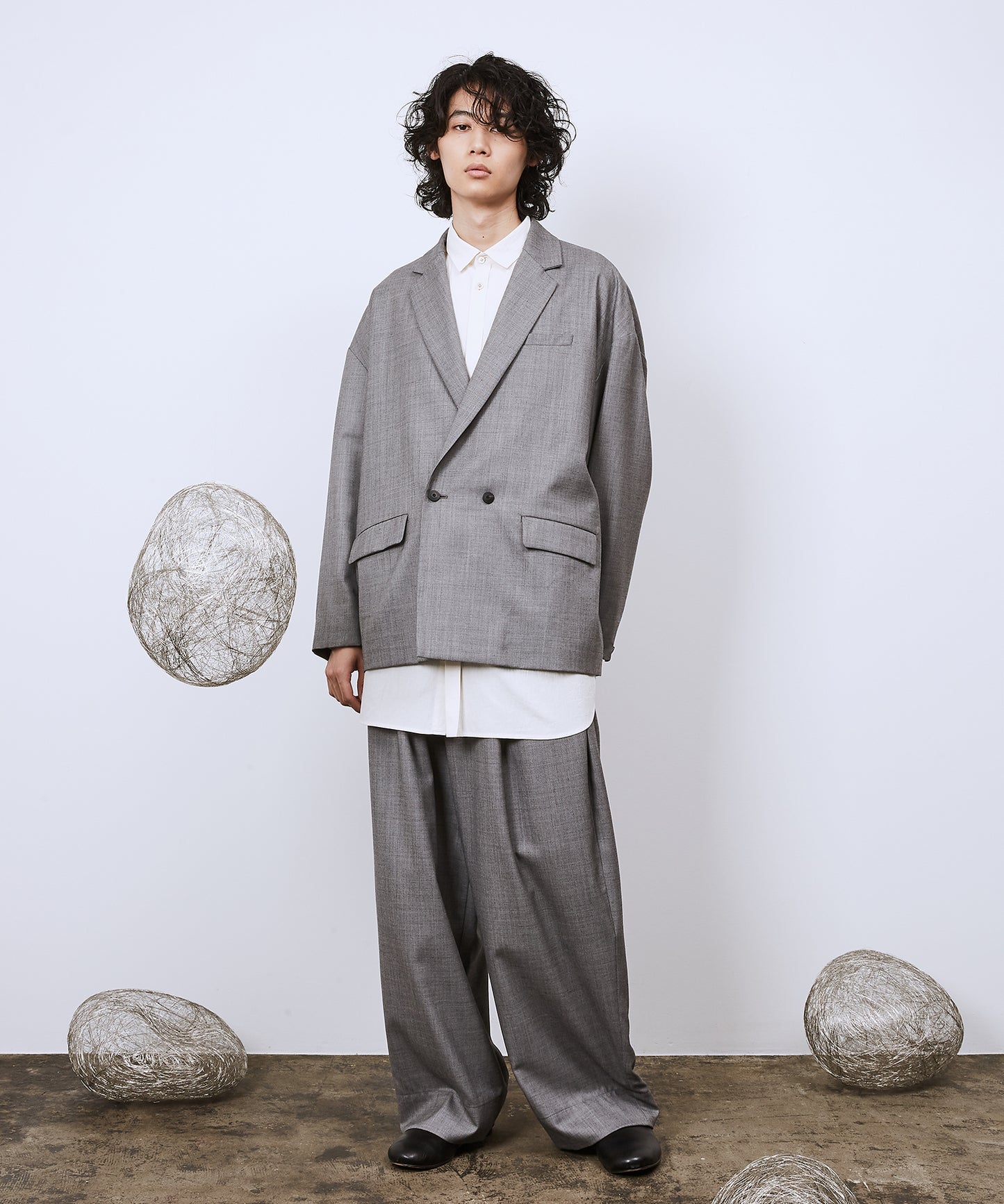 よそいきシンプル2タックワイドPT