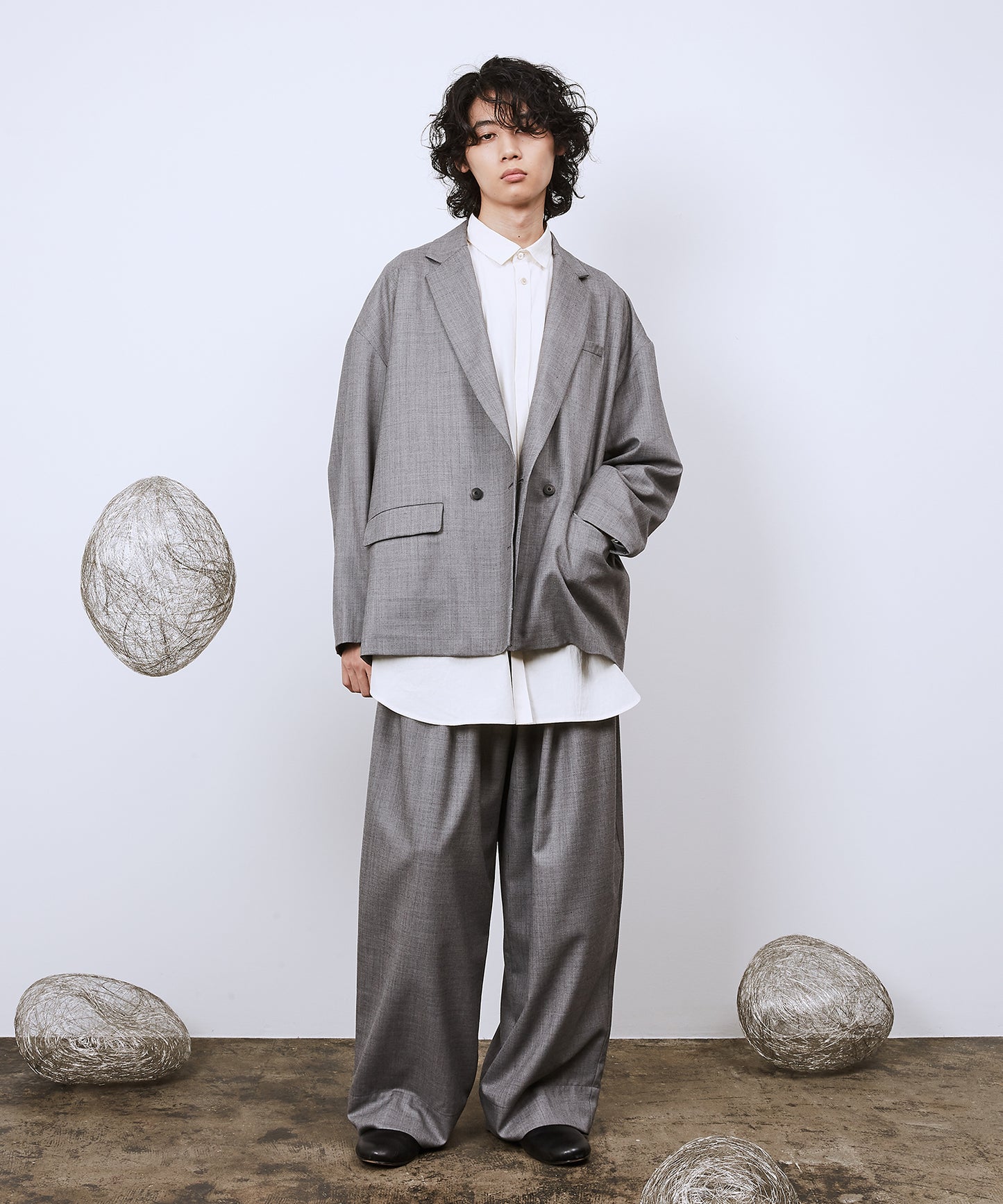よそいきシンプル2タックワイドPT