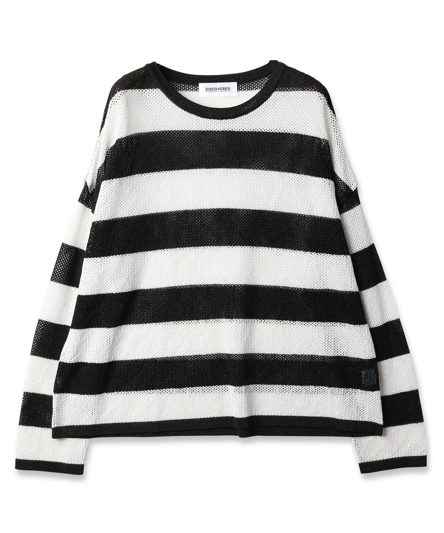 MESH LAME PULLOVER KNIT