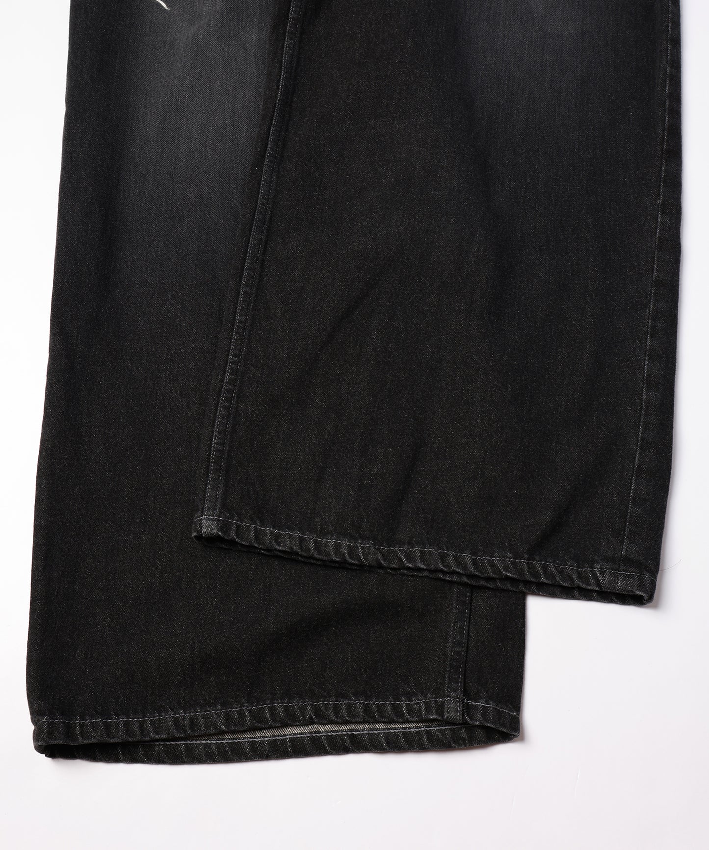 LAYERED DENIM PANTS