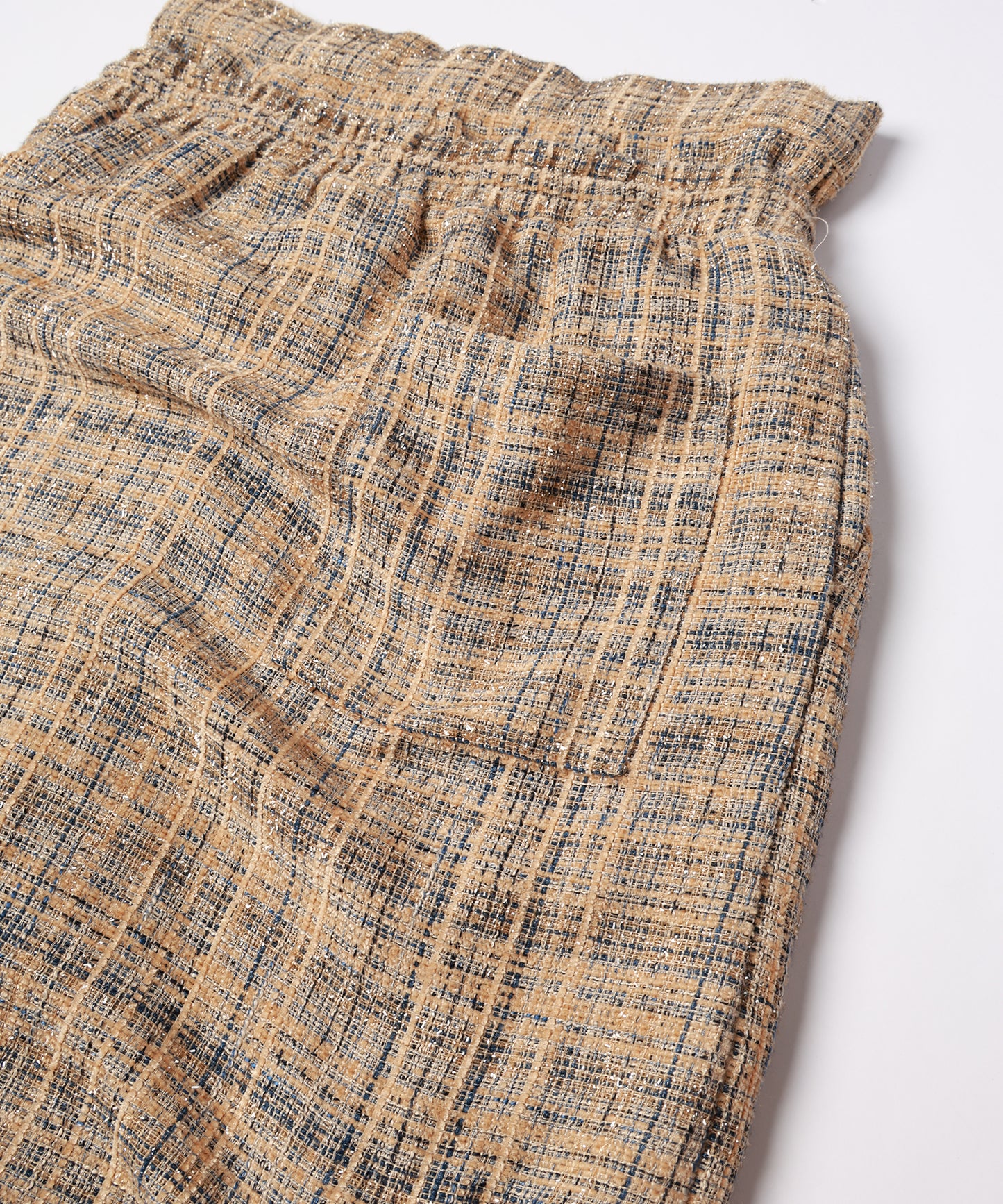 TWEED LAYERED PANTS