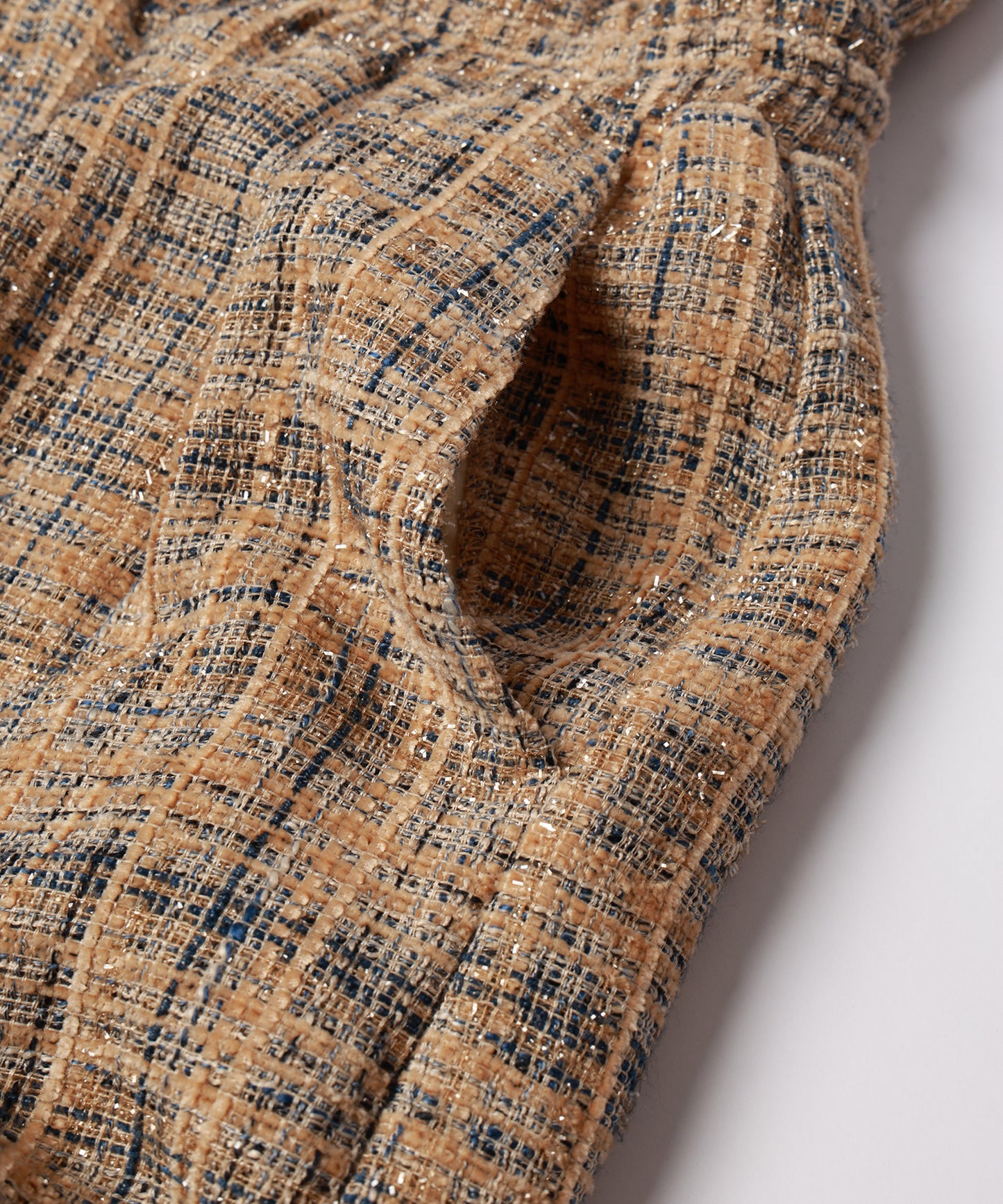 TWEED LAYERED PANTS